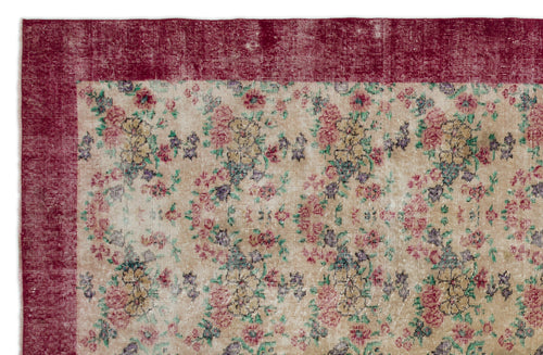 Load image 1 in gallery view. Laila - Vintage Floral Rug - 6'3 X 9'9