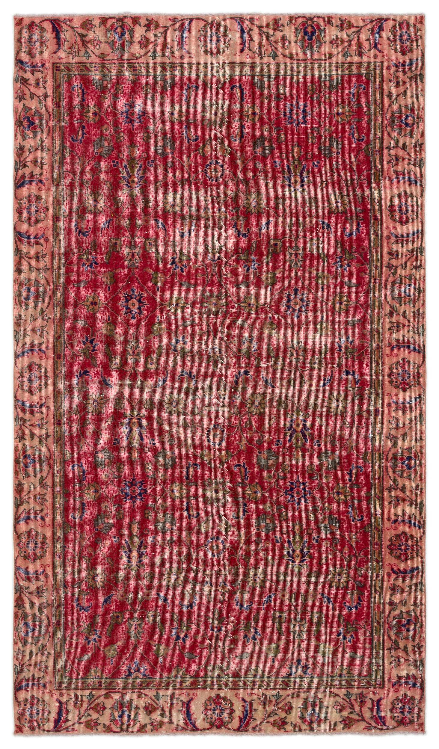 Druon - Vintage Floral Rug - 5'1 X 8'10