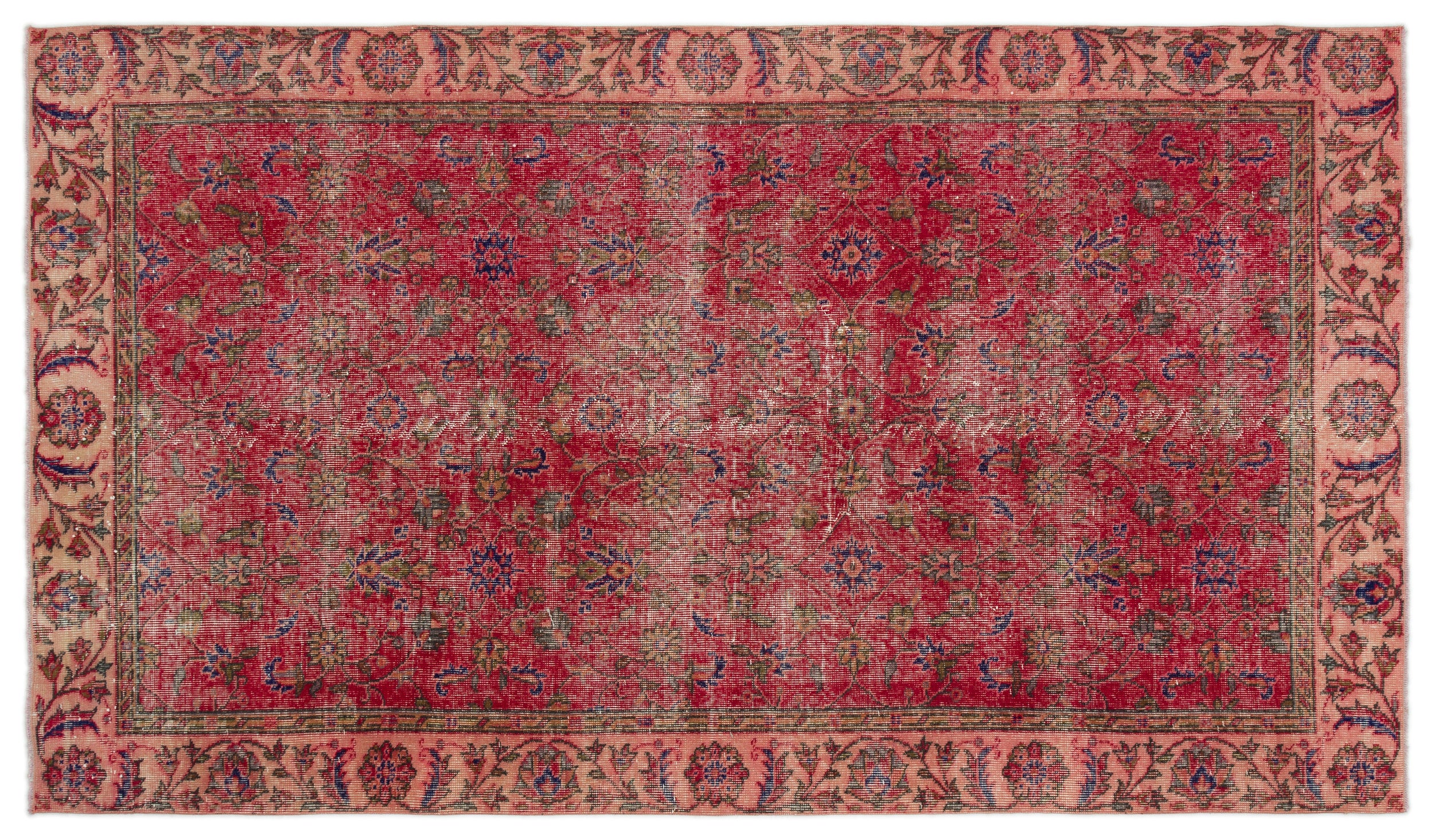 Druon - Vintage Floral Rug - 5'1 X 8'10