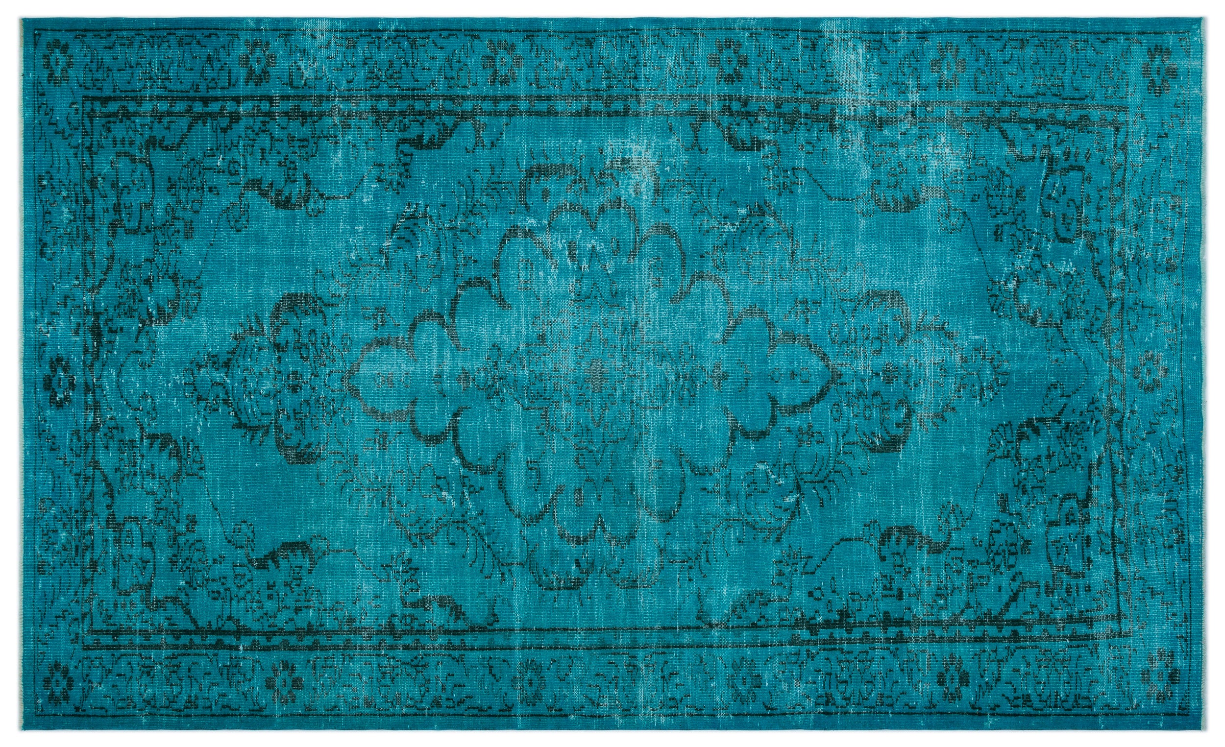 Tavuon - Vintage Distressed Rug - 5'10 X 9'8
