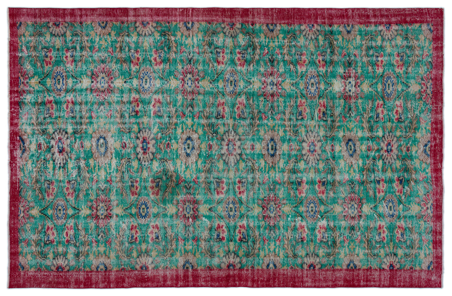Ciheen - Vintage Floral Rug - 6'2 X 9'5