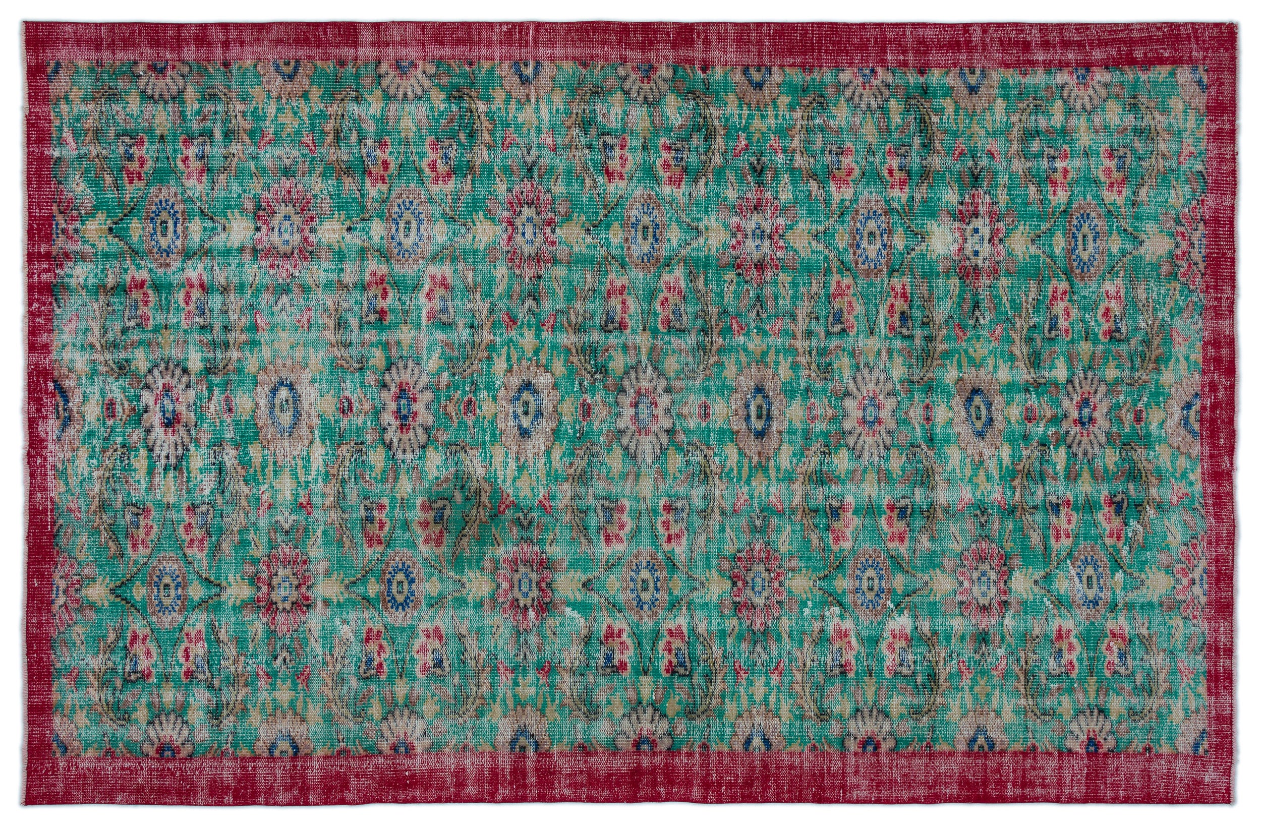 Ciheen - Vintage Floral Rug - 6'2 X 9'5