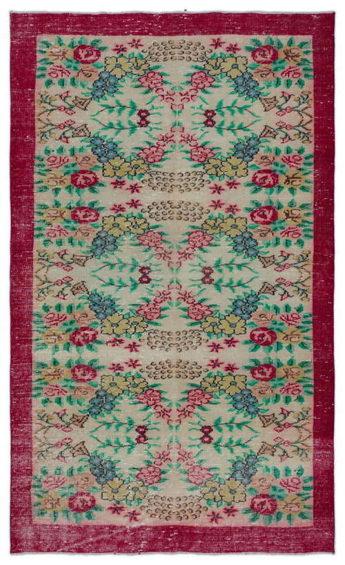 Load image 1 in gallery view. Glagora - Vintage Floral Rug - 5'4 X 8'11