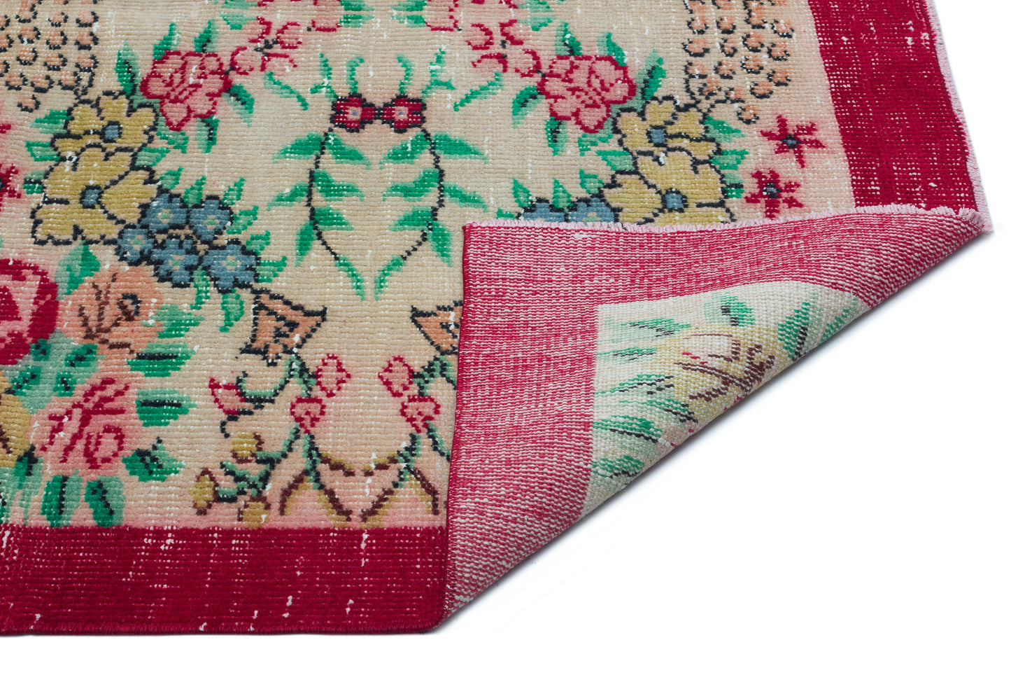 Glagora - Vintage Floral Rug - 5'4 X 8'11