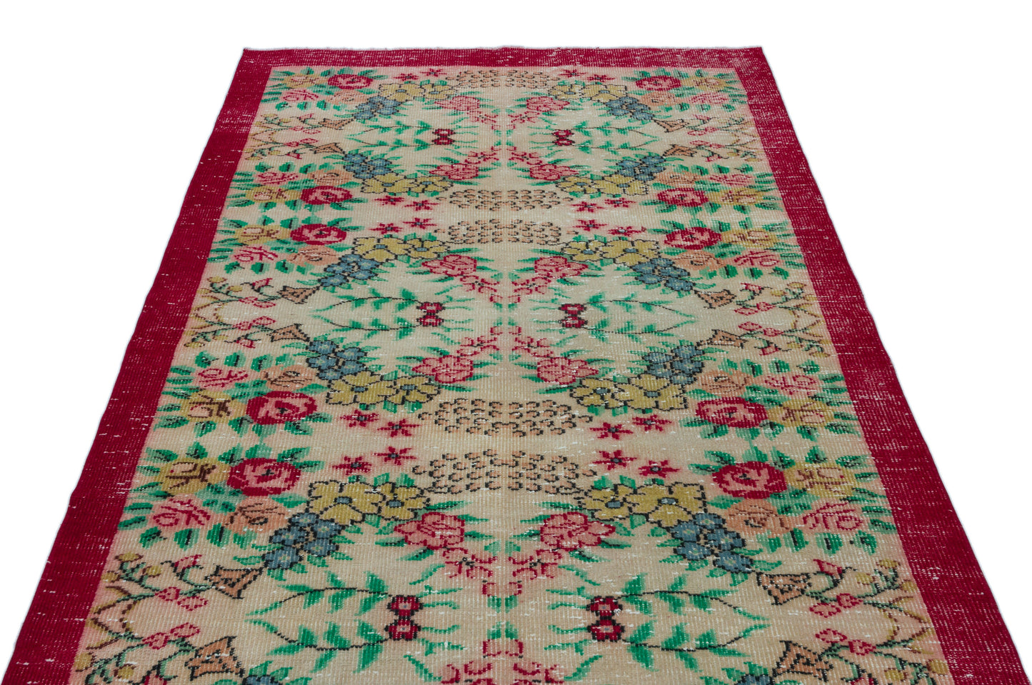 Glagora - Vintage Floral Rug - 5'4 X 8'11