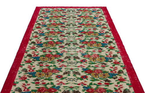Load image 1 in gallery view. Kiadous - Vintage Floral Rug - 5'5 X 8'10