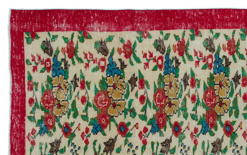 Load image 1 in gallery view. Kiadous - Vintage Floral Rug - 5'5 X 8'10