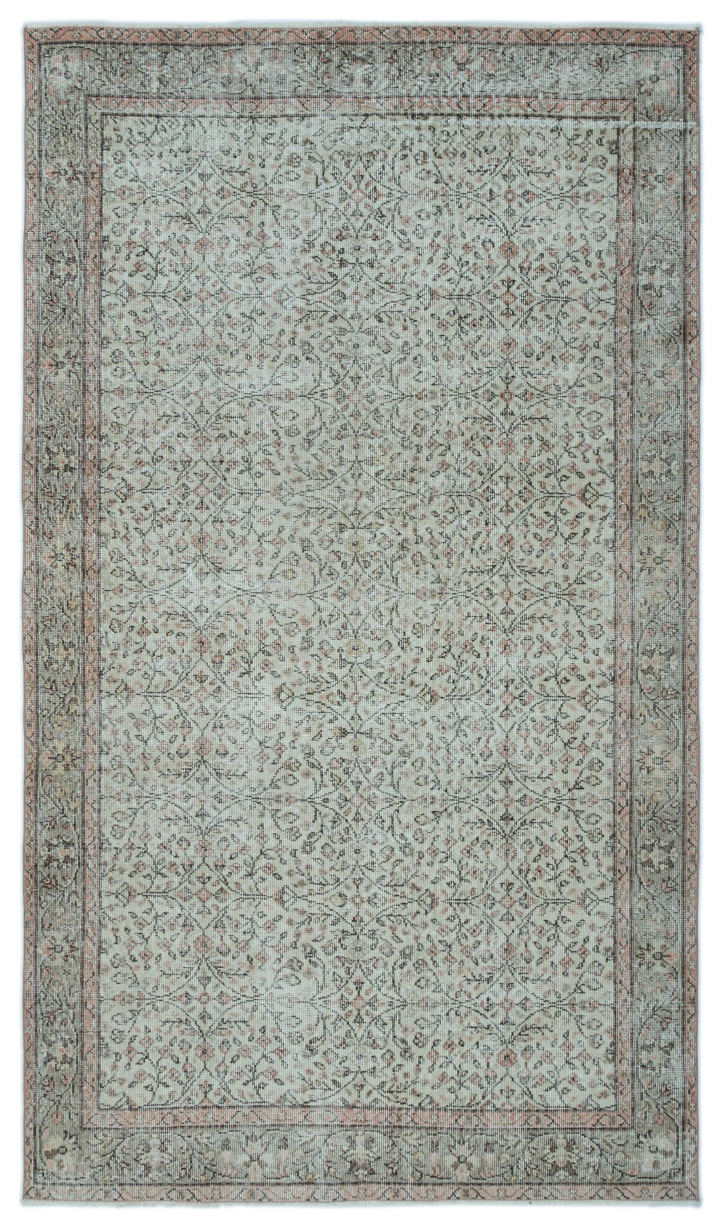 Bigoor - Vintage Floral Rug - 5'0 X 8'9