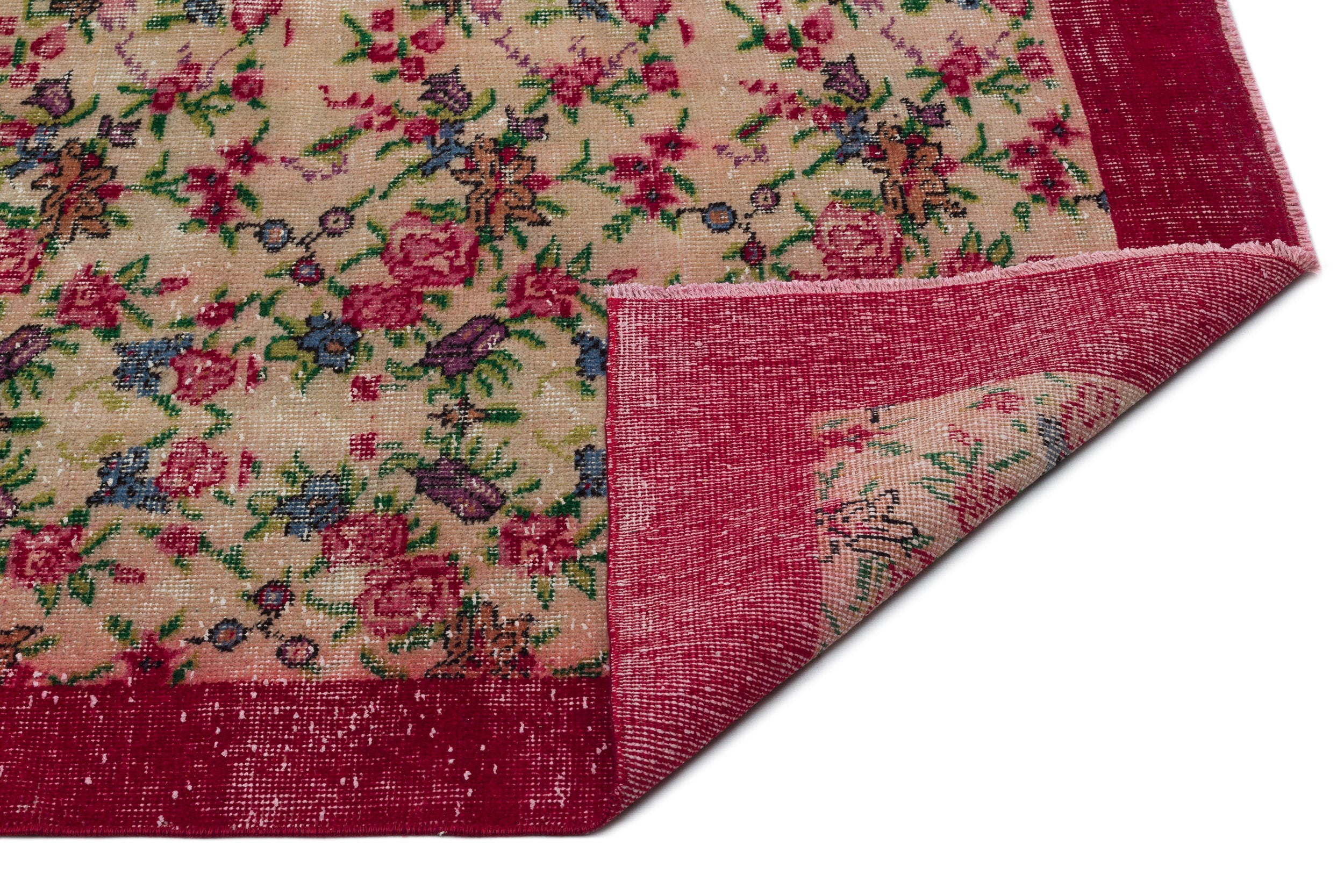 Dakuar - Vintage Floral Rug - 5'5 X 8'6