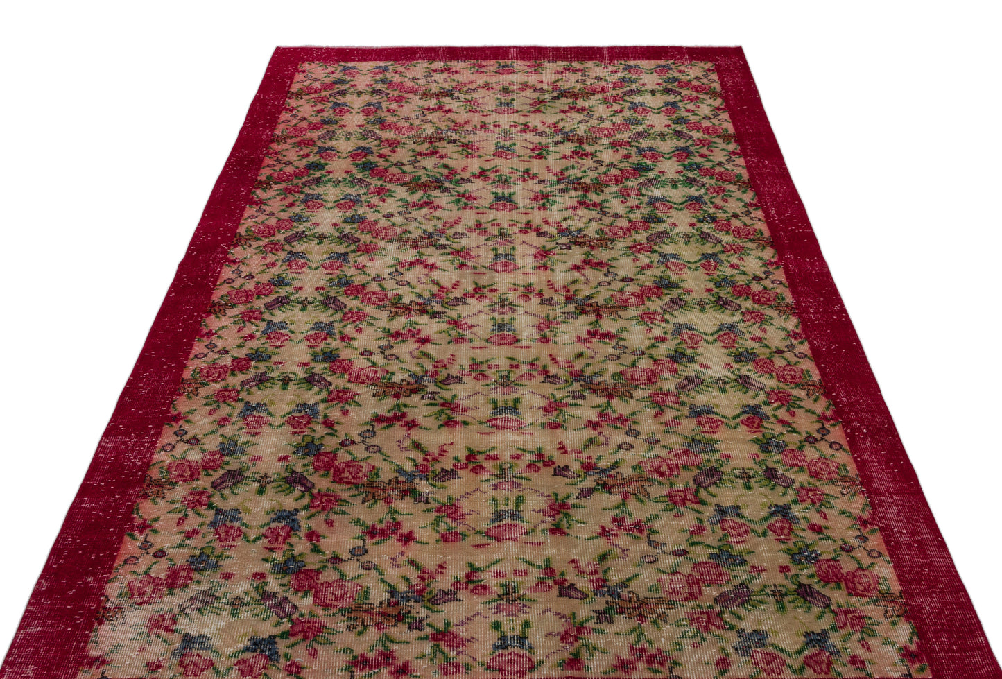 Dakuar - Vintage Floral Rug - 5'5 X 8'6