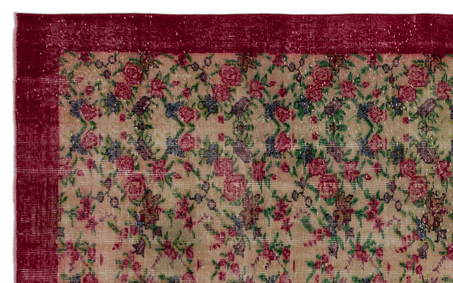 Dakuar - Vintage Floral Rug - 5'5 X 8'6