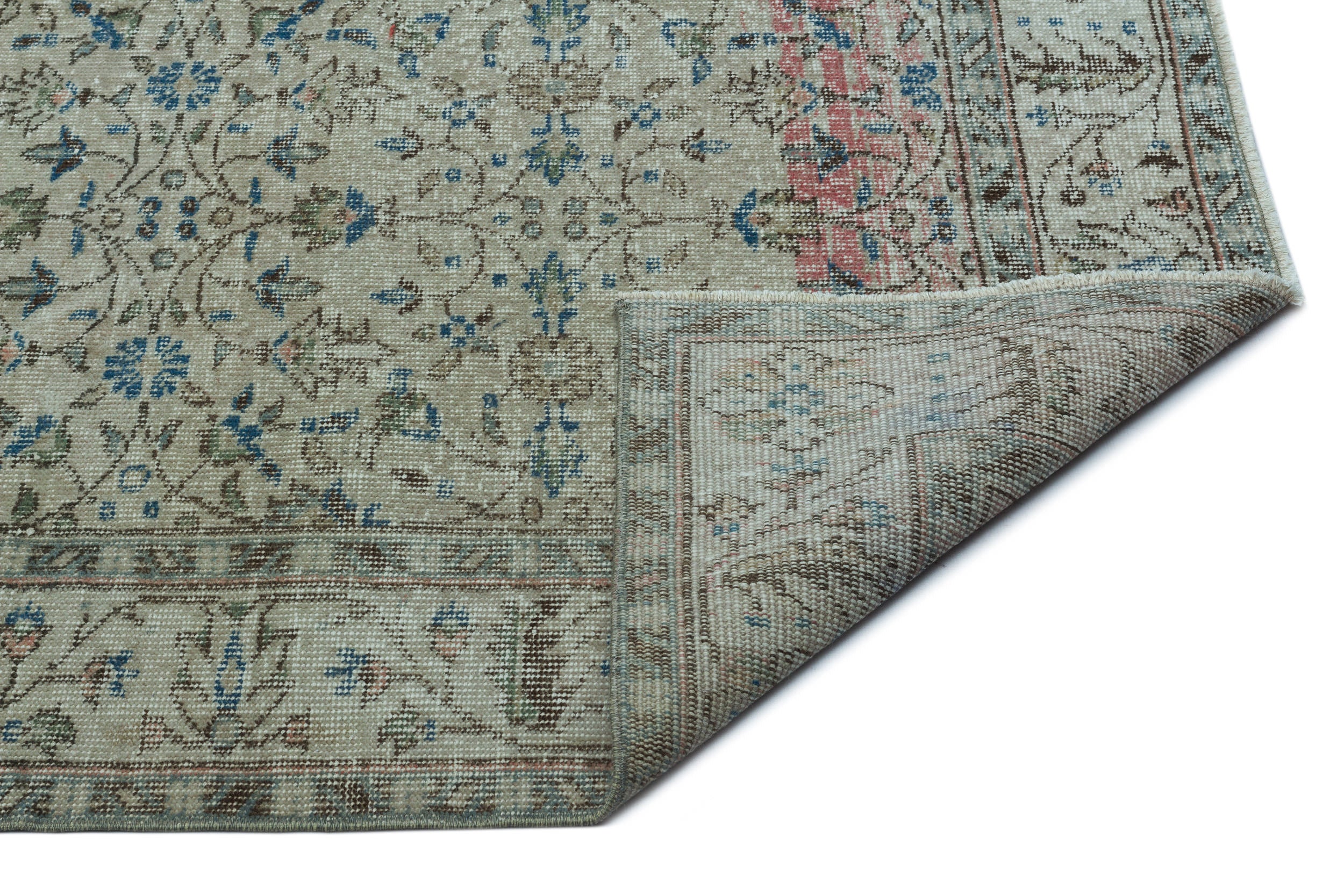Stagoma - Vintage Floral Rug - 5'7 X 9'4