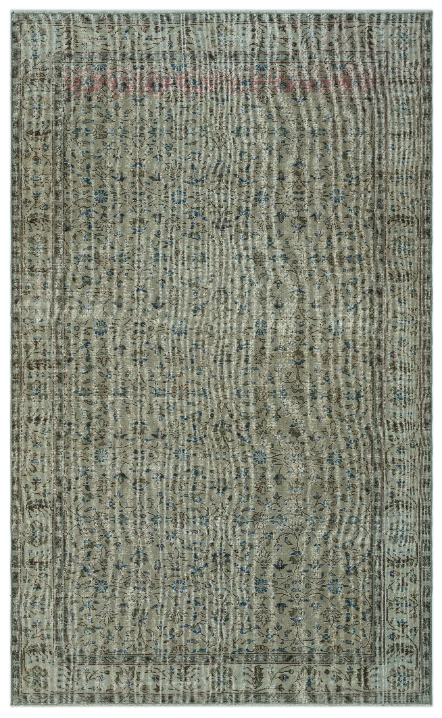 Stagoma - Vintage Floral Rug - 5'7 X 9'4