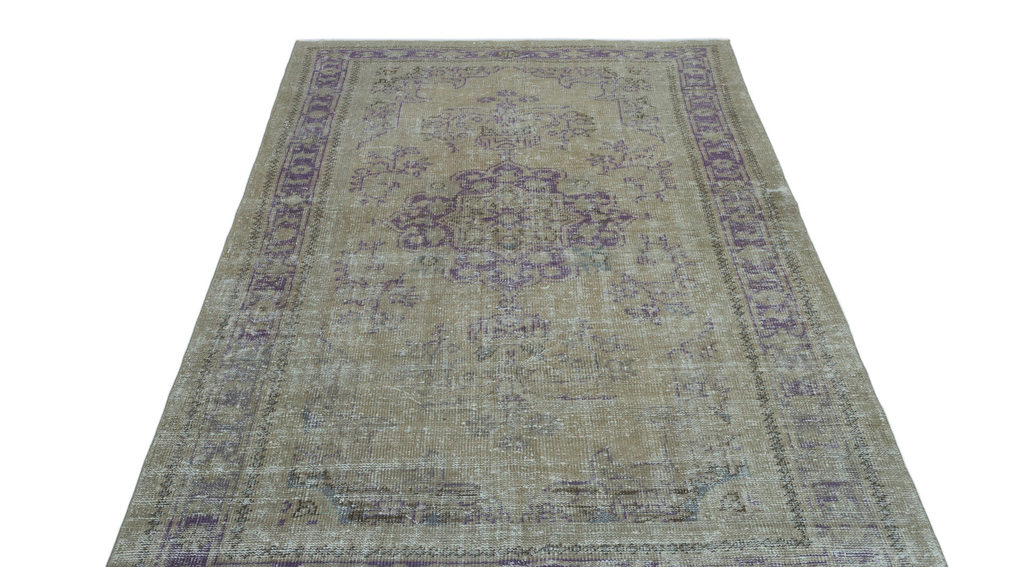 Zuluus - Vintage Distressed Rug - 5'3 X 8'5