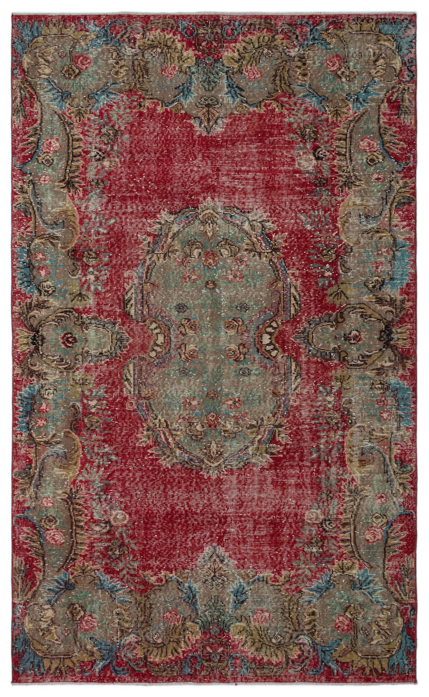 Panila - Vintage Medallion Rug - 5'4 X 8'10