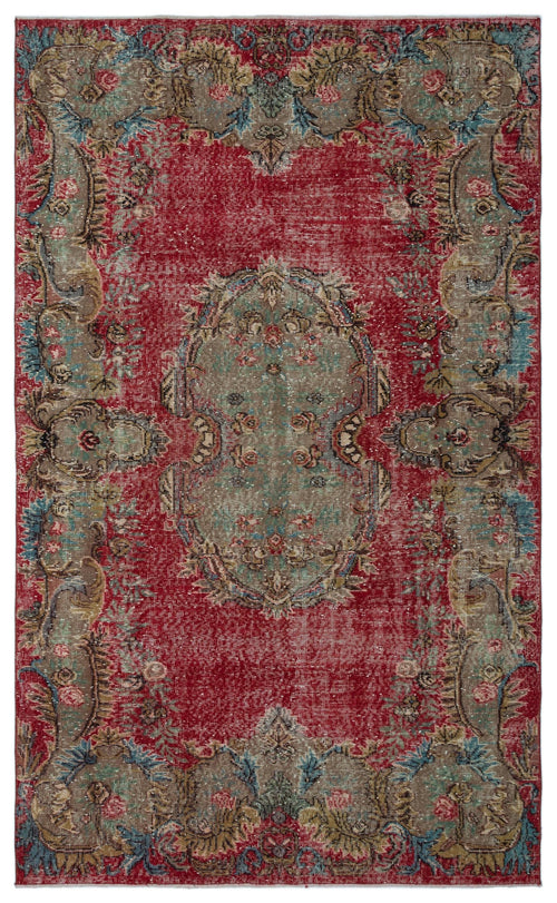Load image 1 in gallery view. Panila - Vintage Medallion Rug - 5'4 X 8'10