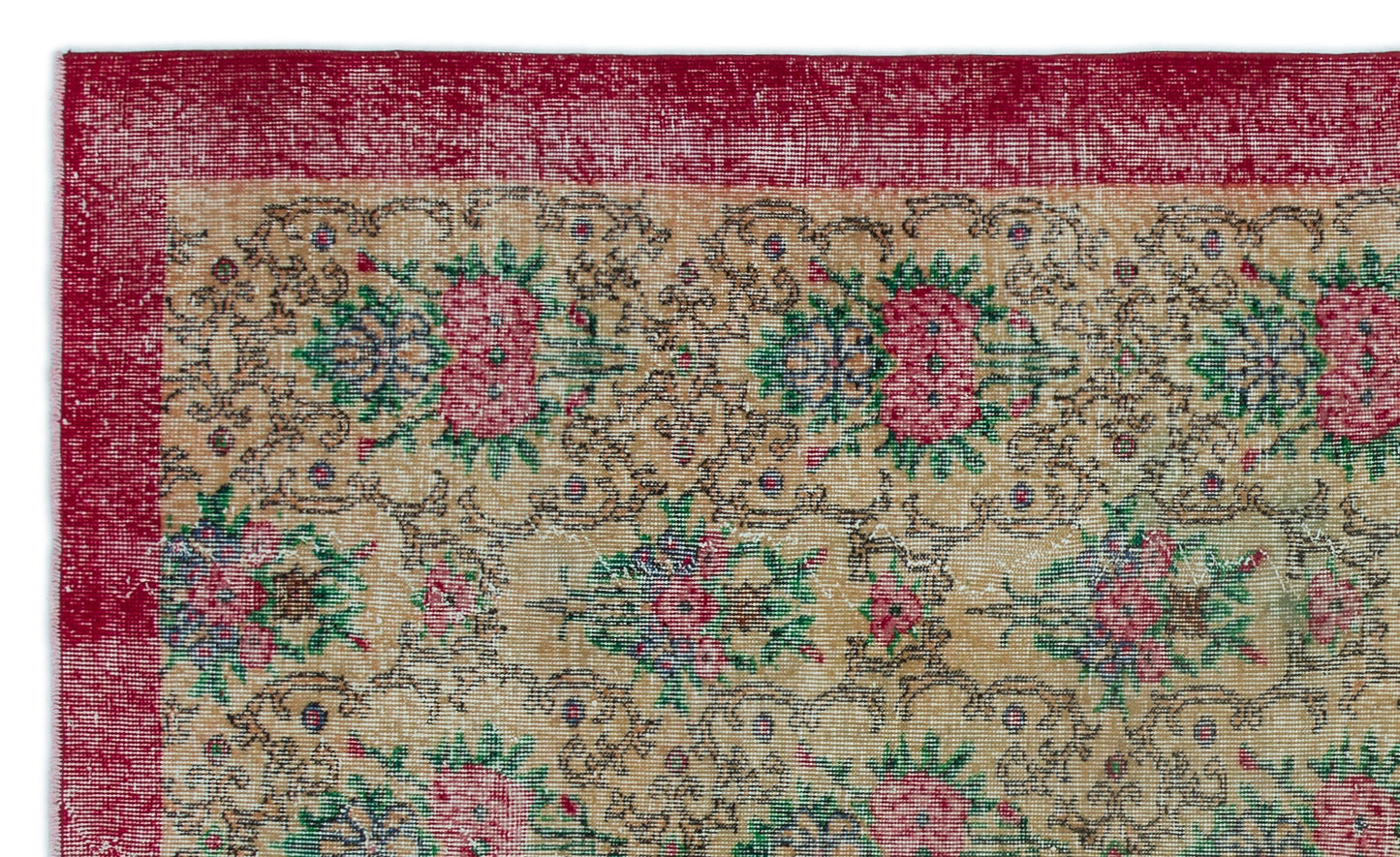 Zafoel - Vintage Floral Rug - 5'1 X 8'7