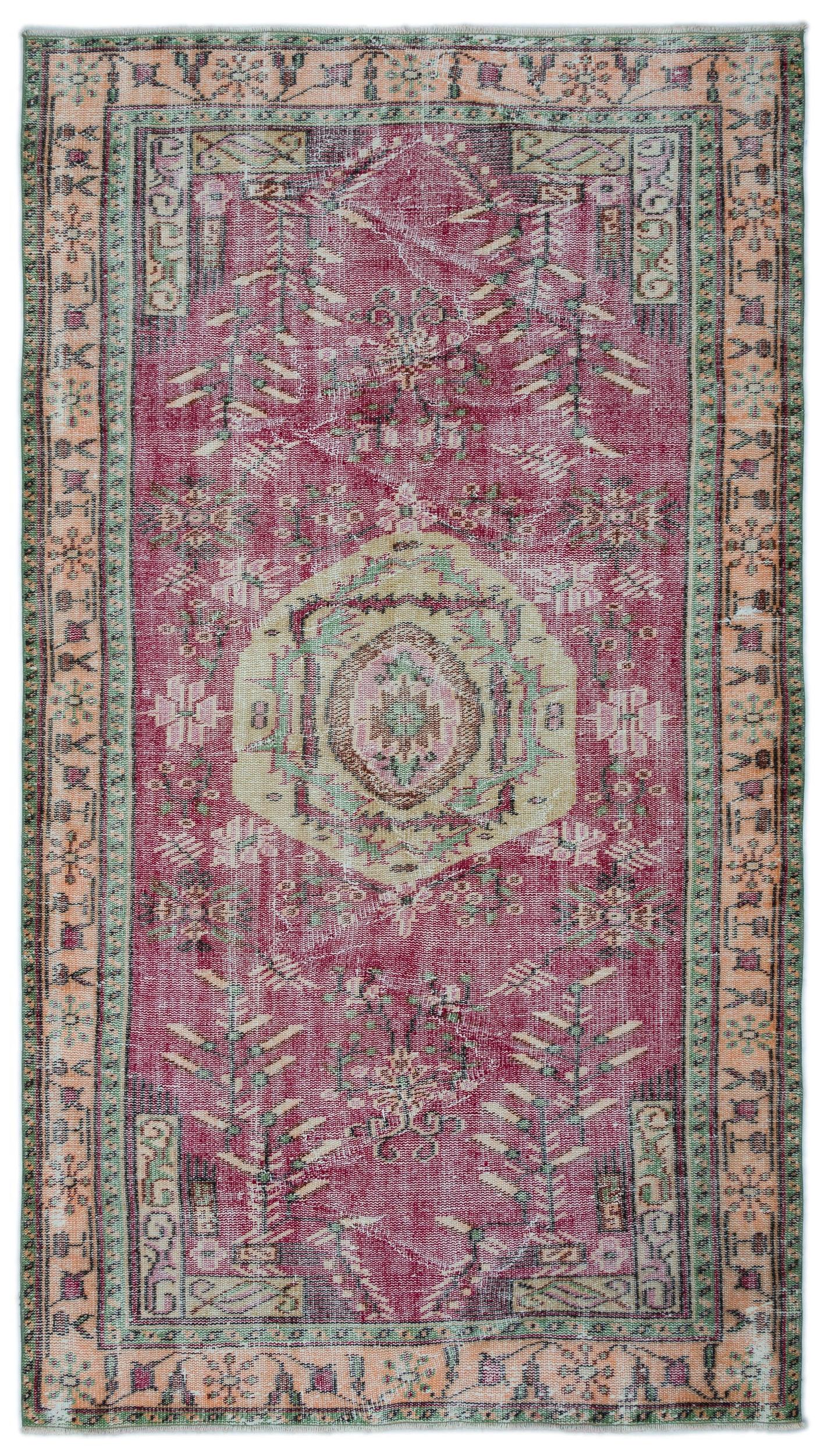 Thiva - Vintage Medallion Rug - 4'10 X 8'7