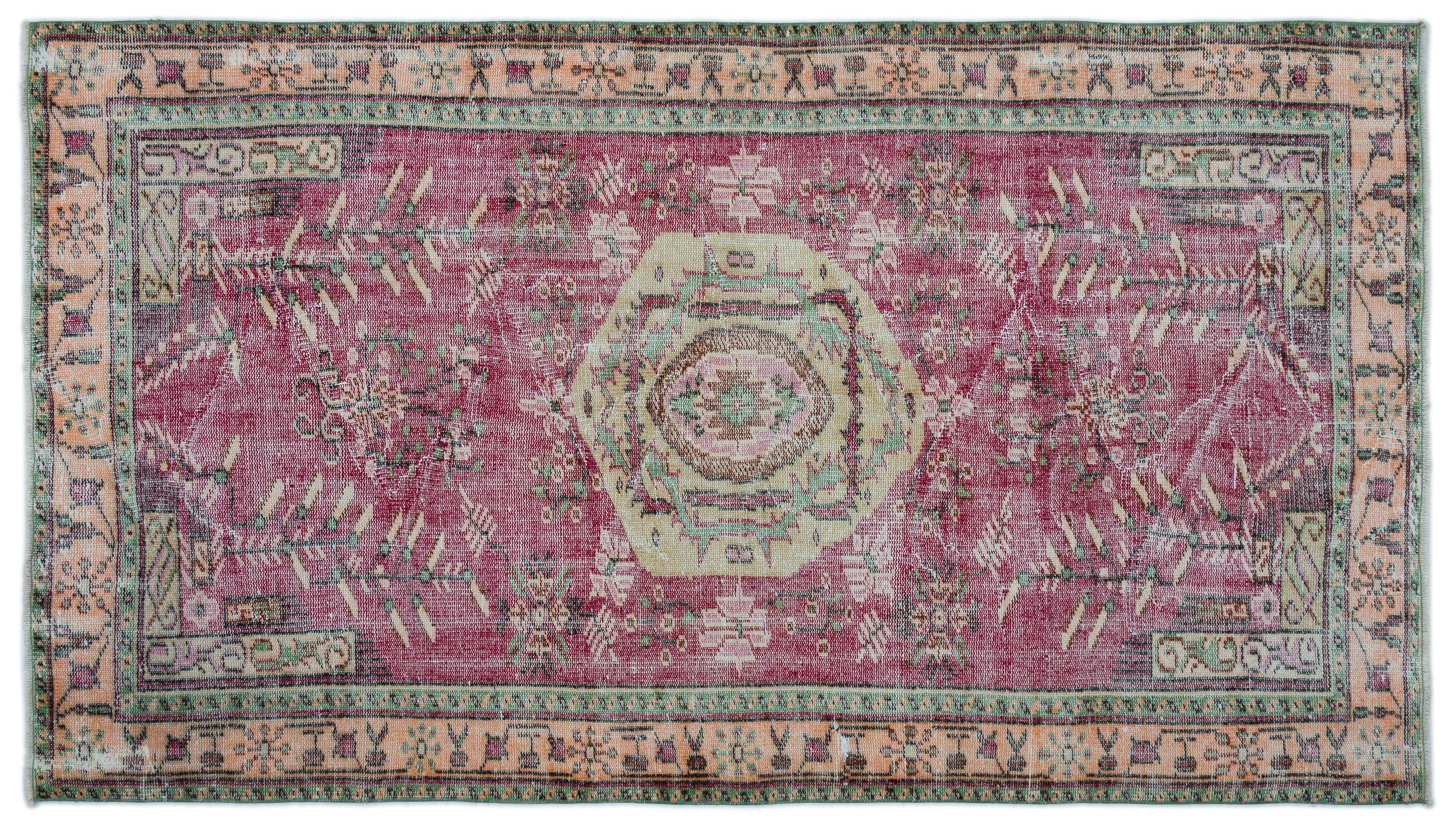 Thiva - Vintage Medallion Rug - 4'10 X 8'7