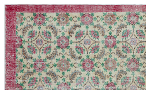 Load image 1 in gallery view. Lokula - Vintage Floral Rug - 5'6 X 8'11