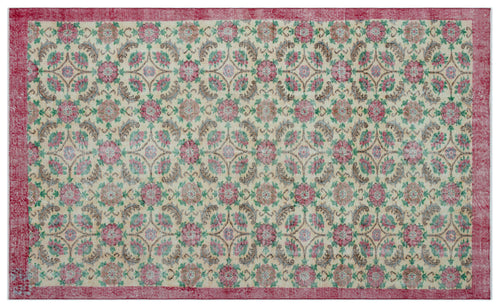 Load image 1 in gallery view. Lokula - Vintage Floral Rug - 5'6 X 8'11