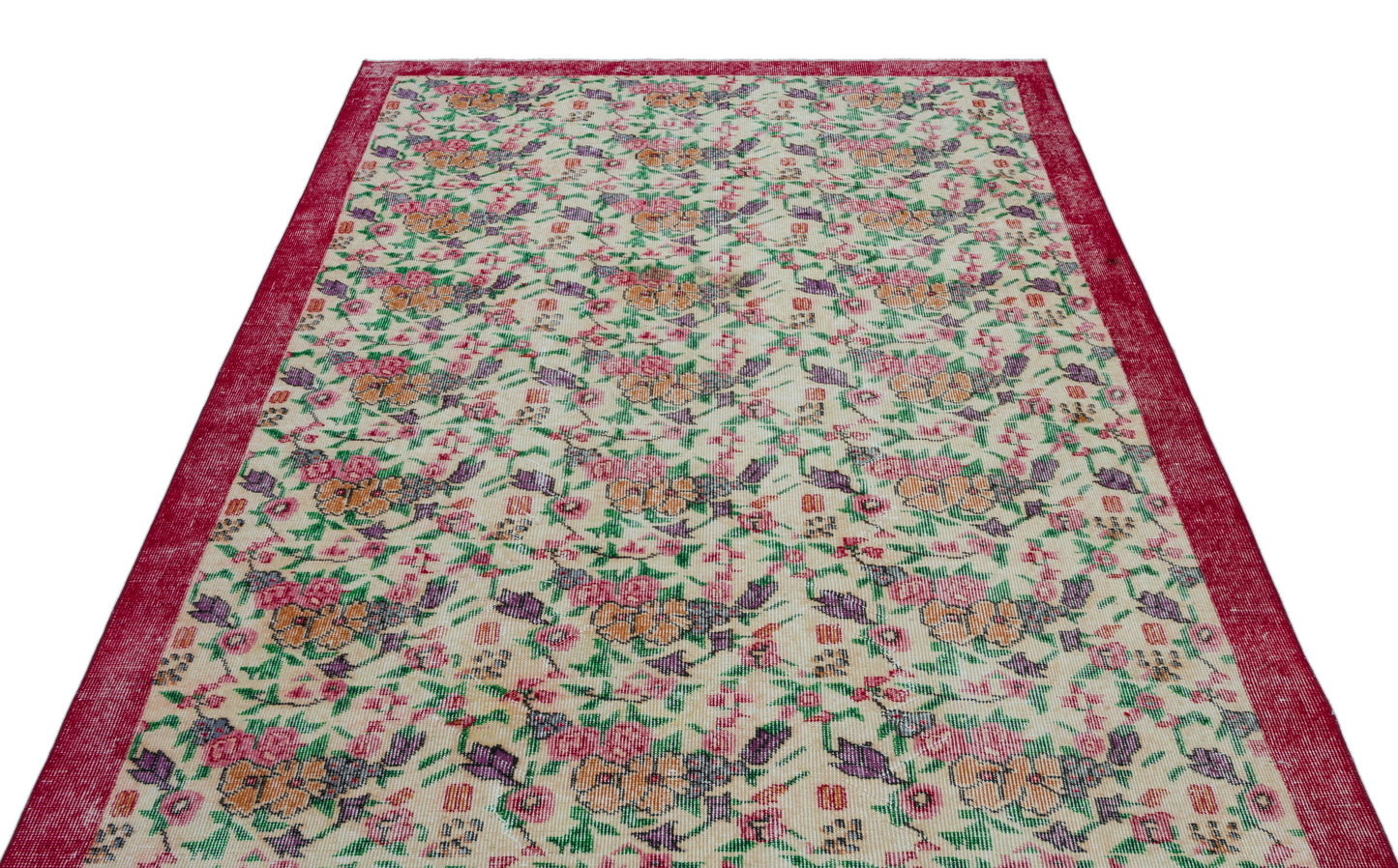 Mikia - Vintage Floral Rug - 5'5 X 8'9