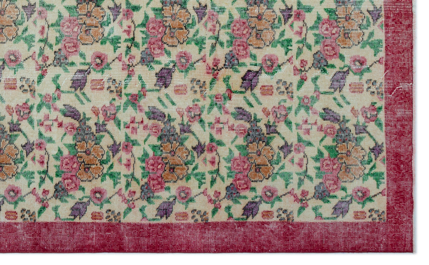 Mikia - Vintage Floral Rug - 5'5 X 8'9