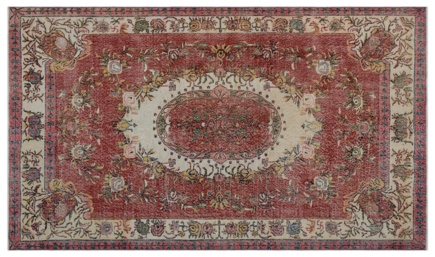 Hutoan - Vintage Medallion Rug - 5'7 X 9'7