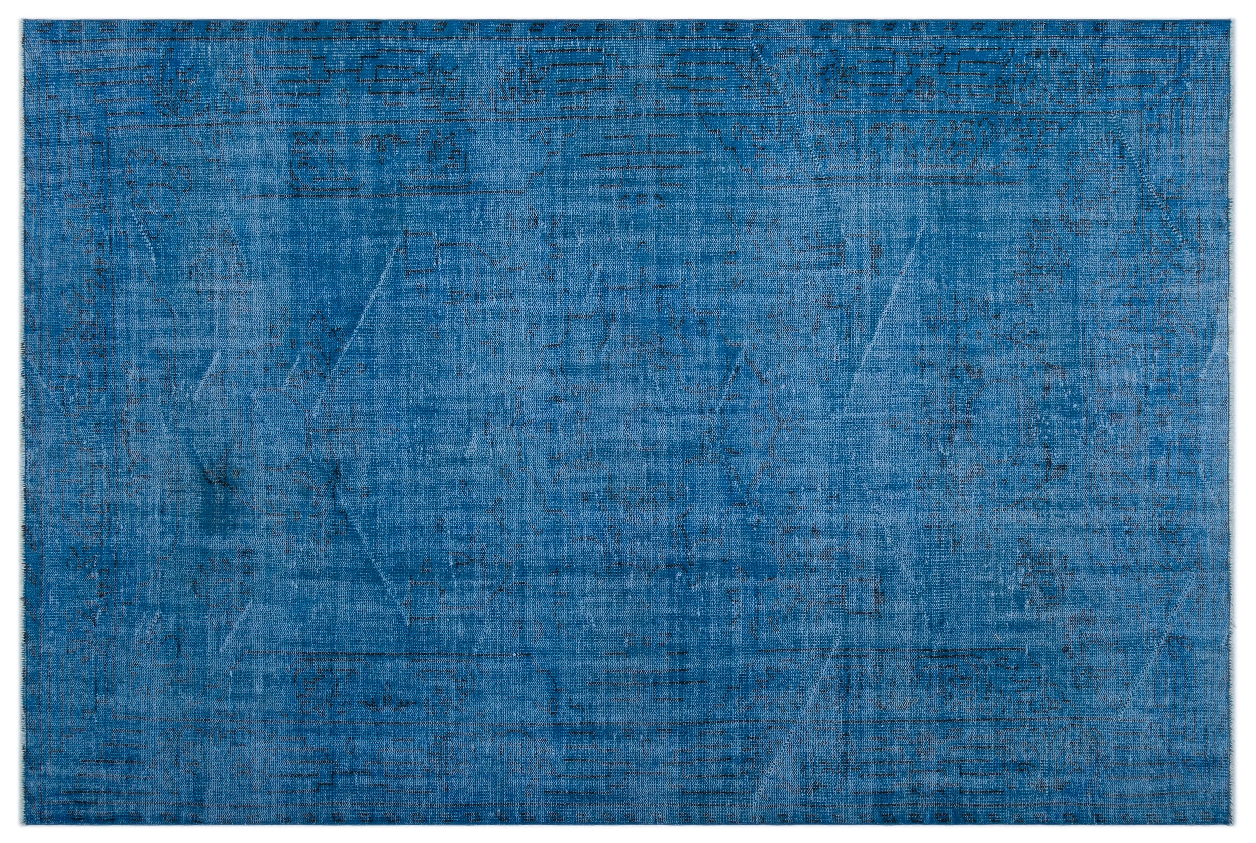 Nesaas - Vintage Distressed Rug - 6'1 X 9'2