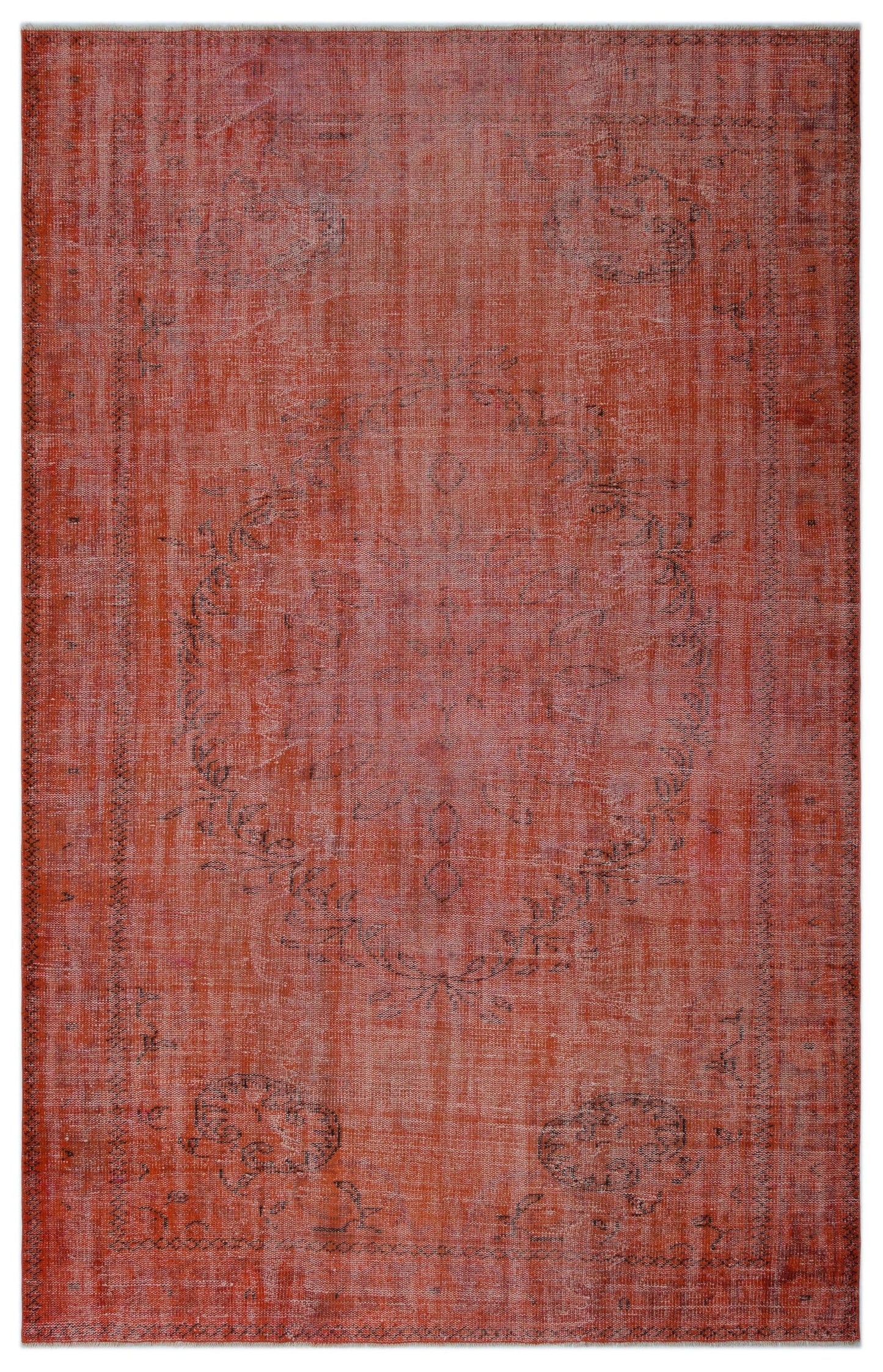 Brukuma - Vintage Distressed Rug - 6'6 X 10'1