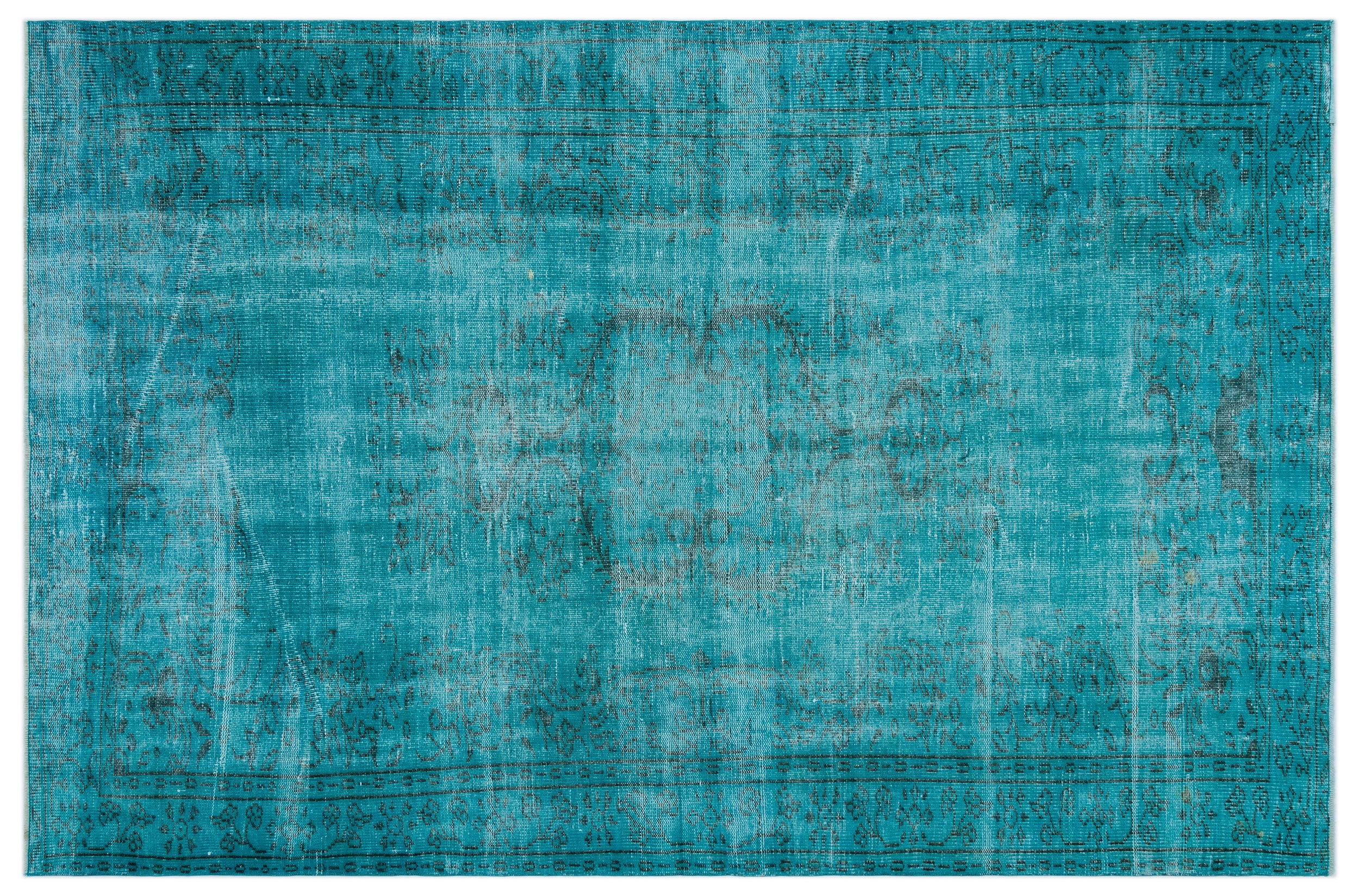Vepela - Vintage Distressed Rug - 6'1 X 9'1