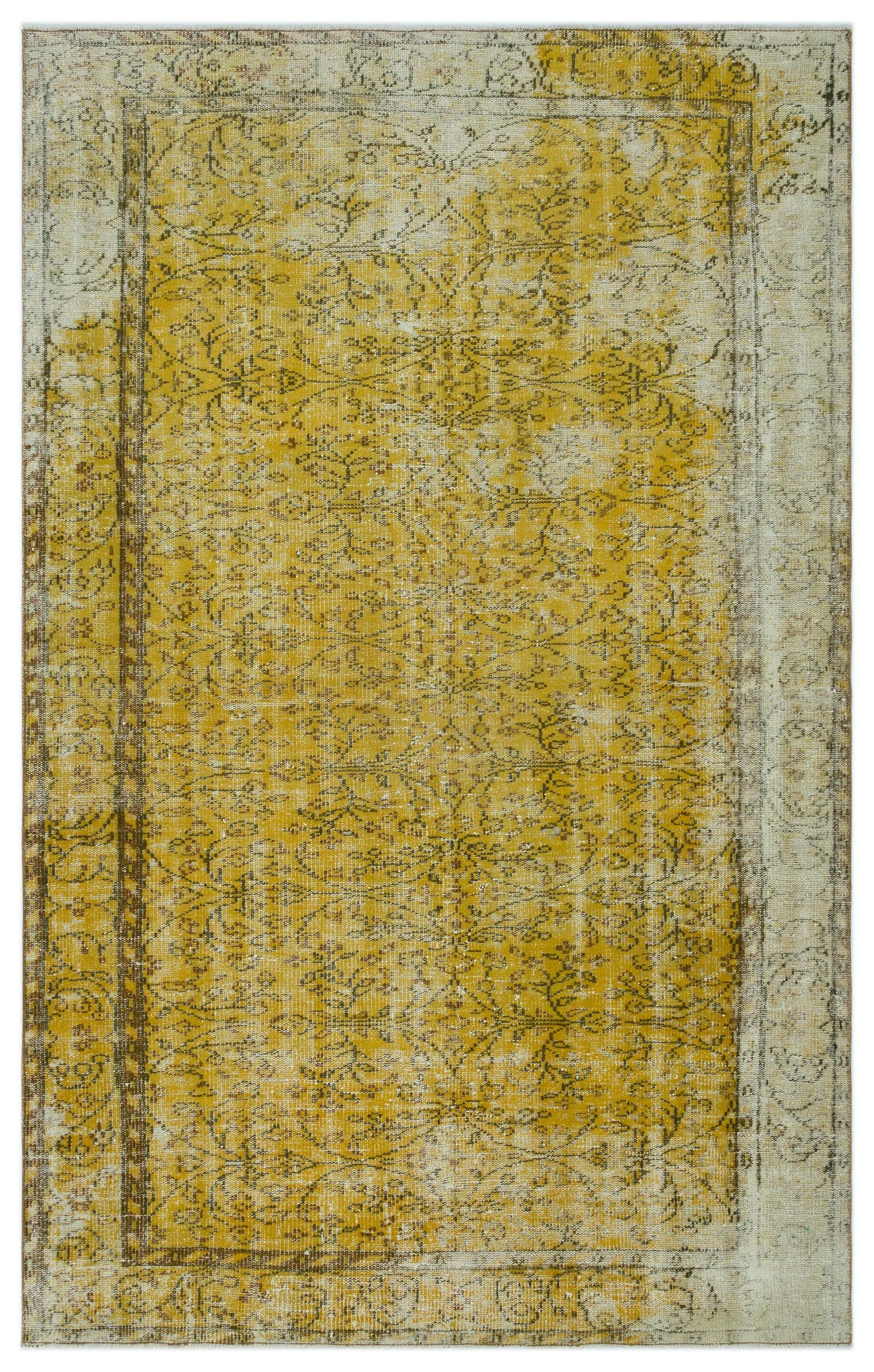 Praex - Vintage Floral Rug - 5'5 X 8'7