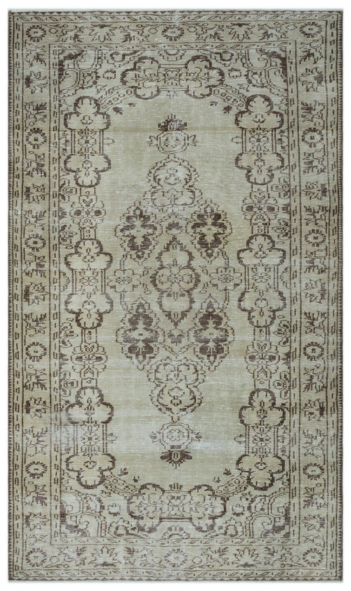 Load image 1 in gallery view. Truil - Vintage Medallion Rug - 5'1 X 8'11