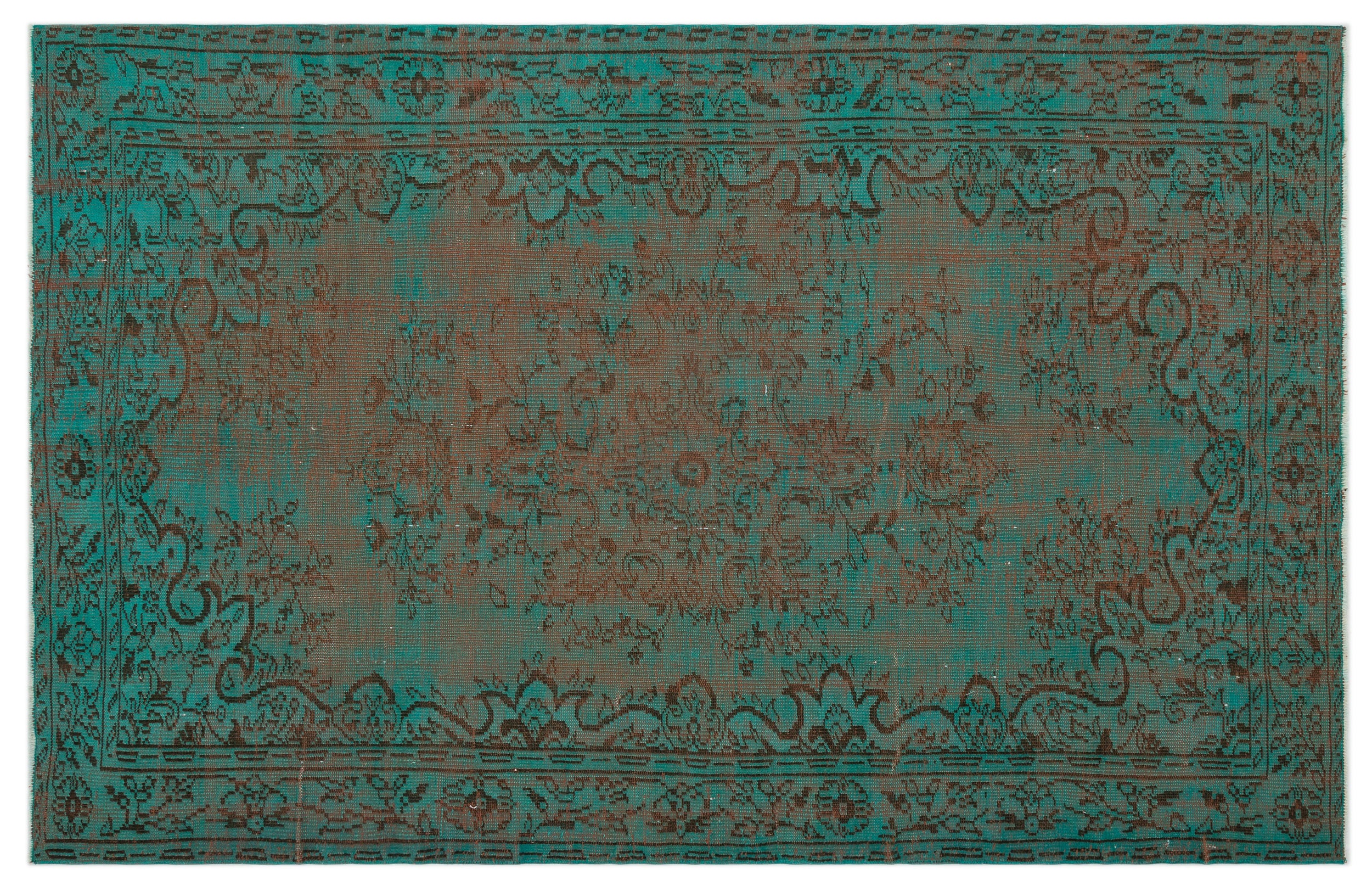 Zedion - Vintage Distressed Rug - 5'7 X 8'10