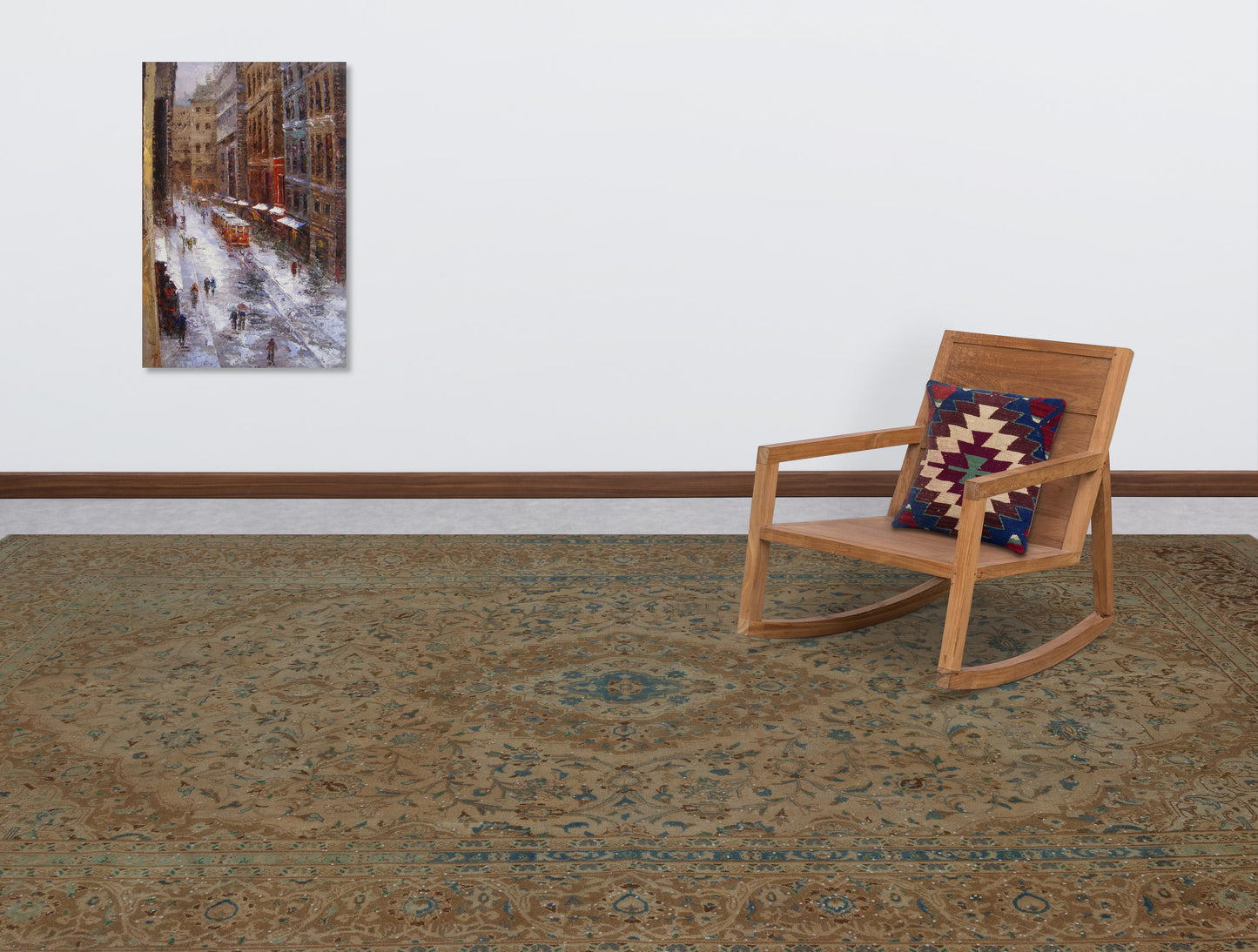 Trevion - Vintage Medallion Rug - 7'11 X 11'3