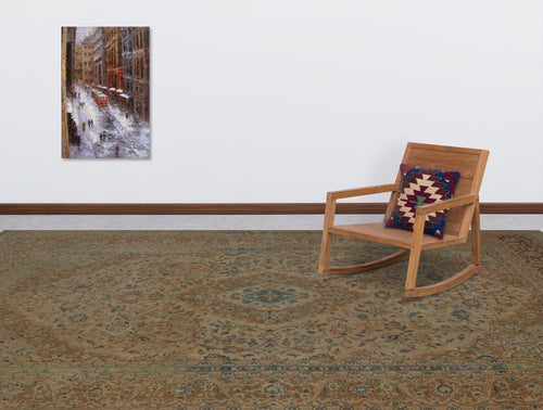 Load image 1 in gallery view. Trevion - Vintage Medallion Rug - 7'11 X 11'3