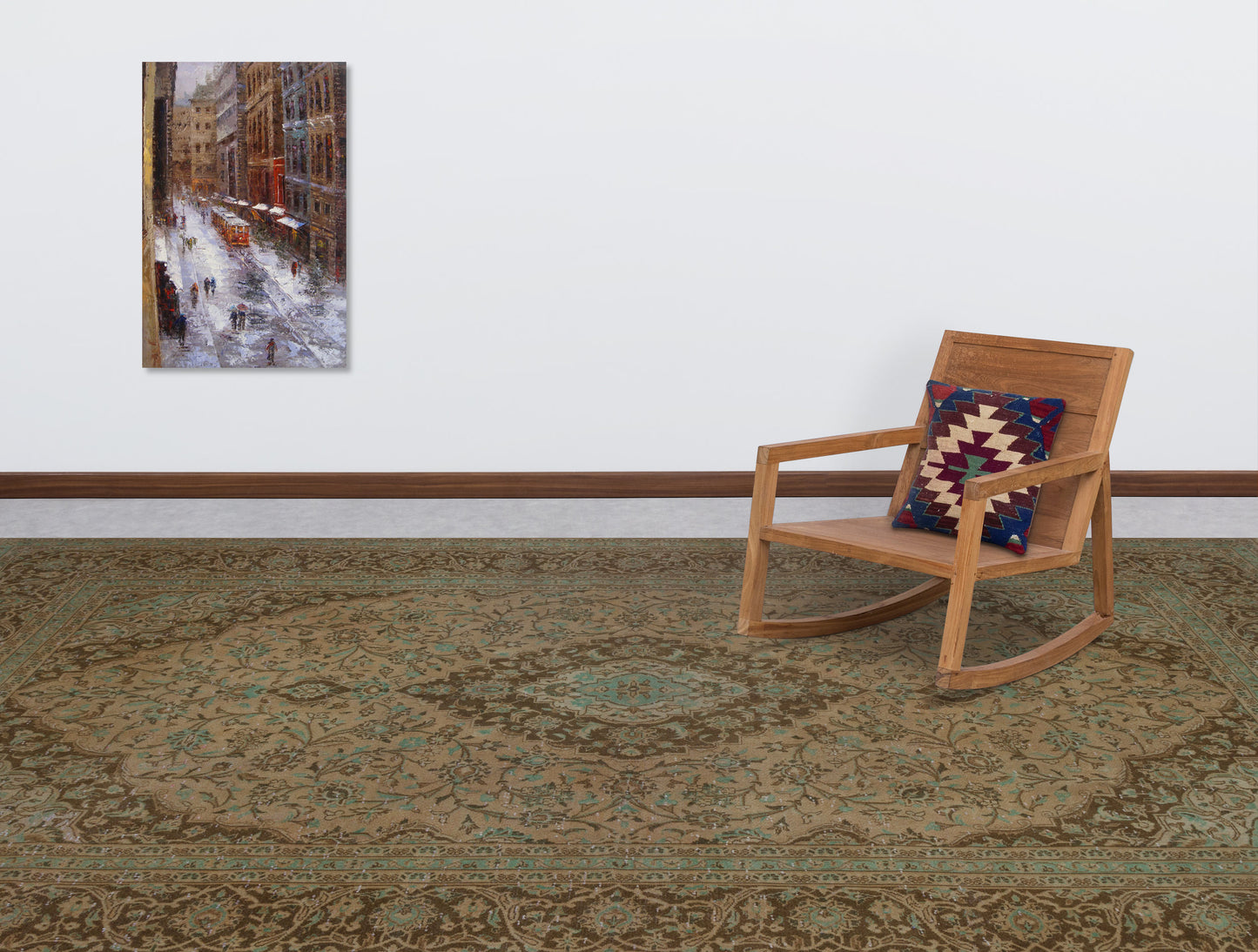 Shuruos - Vintage Medallion Rug - 8'1 X 11'4