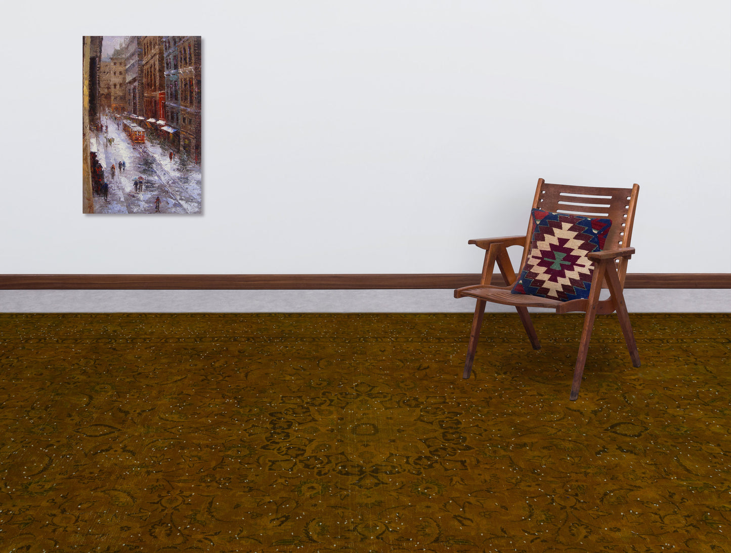 Cruma - Vintage Distressed Rug - 9'8 X 13'4