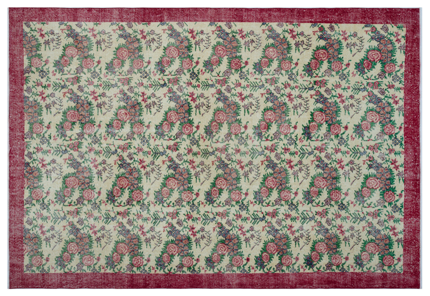 Stolava - Vintage Floral Rug - 7'4 X 10'7
