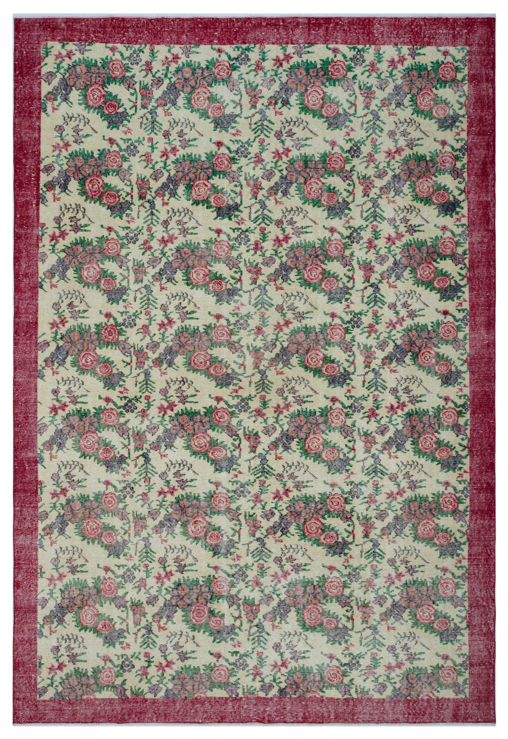 Stolava - Vintage Floral Rug - 7'4 X 10'7