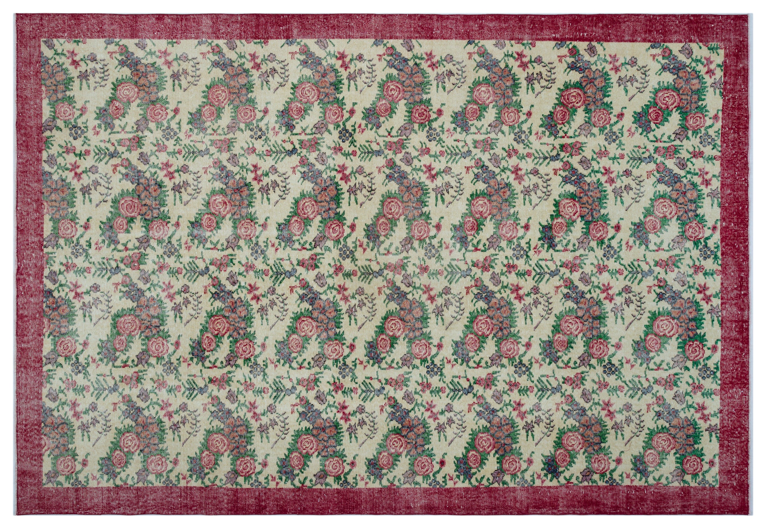 Stolava - Vintage Floral Rug - 7'4 X 10'7