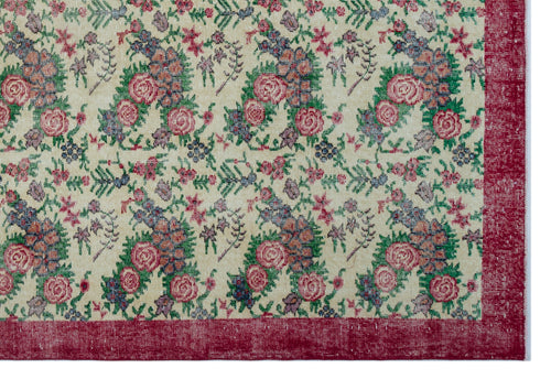 Load image 1 in gallery view. Stolava - Vintage Floral Rug - 7'4 X 10'7
