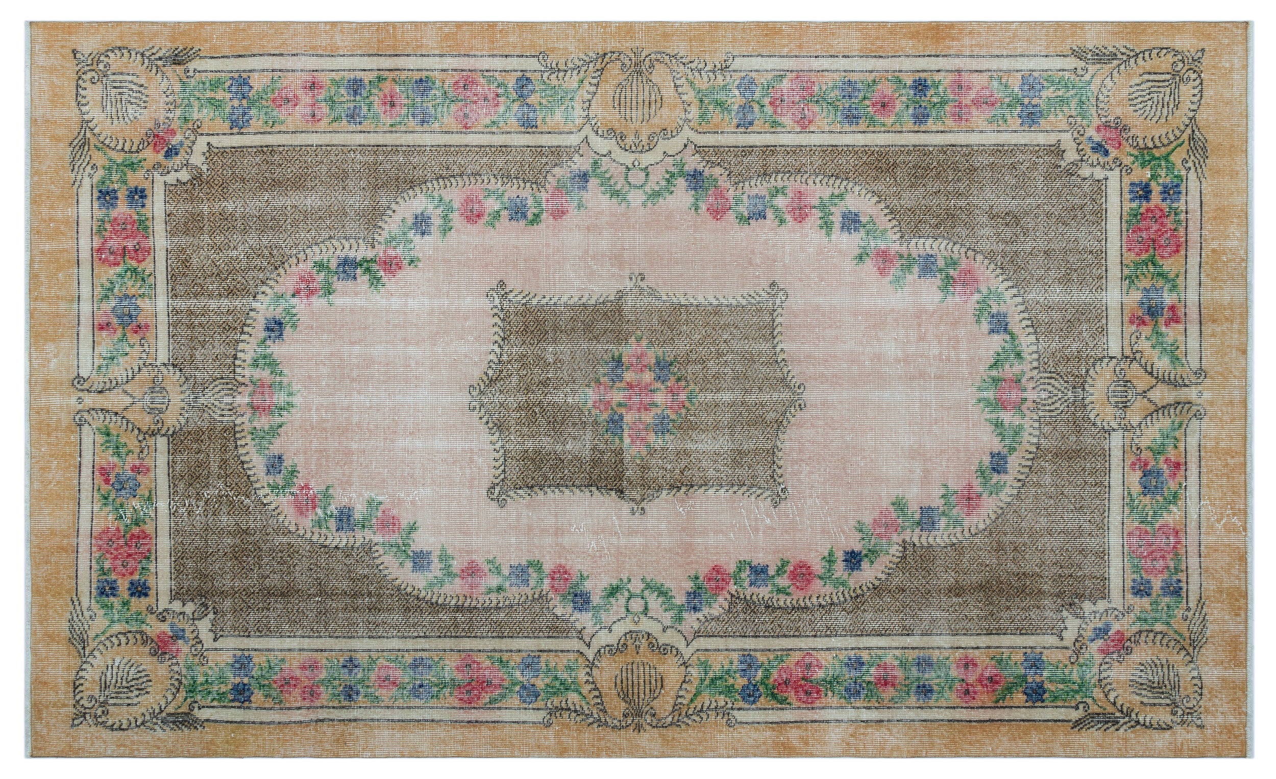 Bligoix - Vintage Medallion Rug - 5'5 X 9'0