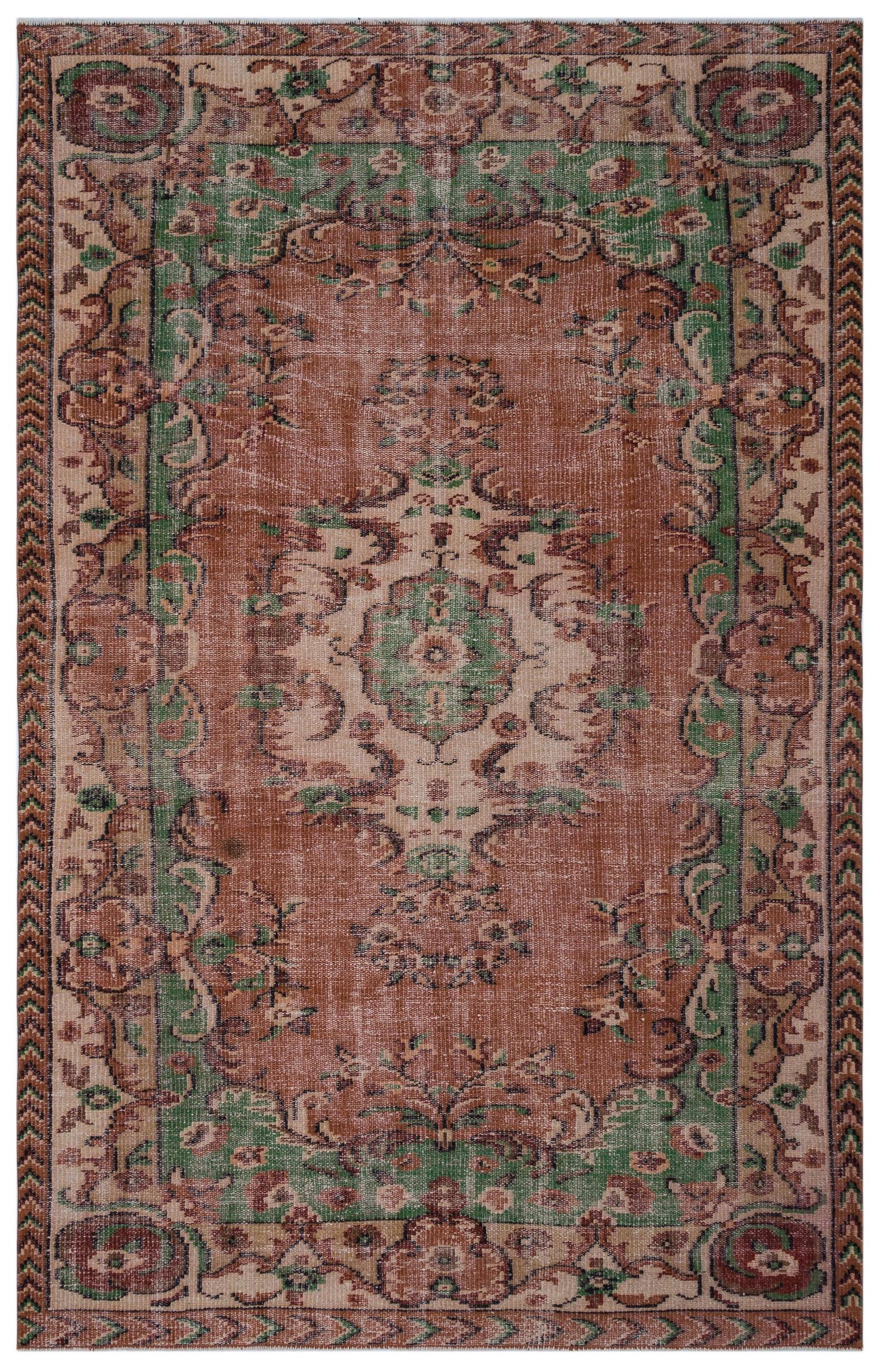 Trula - Vintage Medallion Rug - 5'7 X 8'8