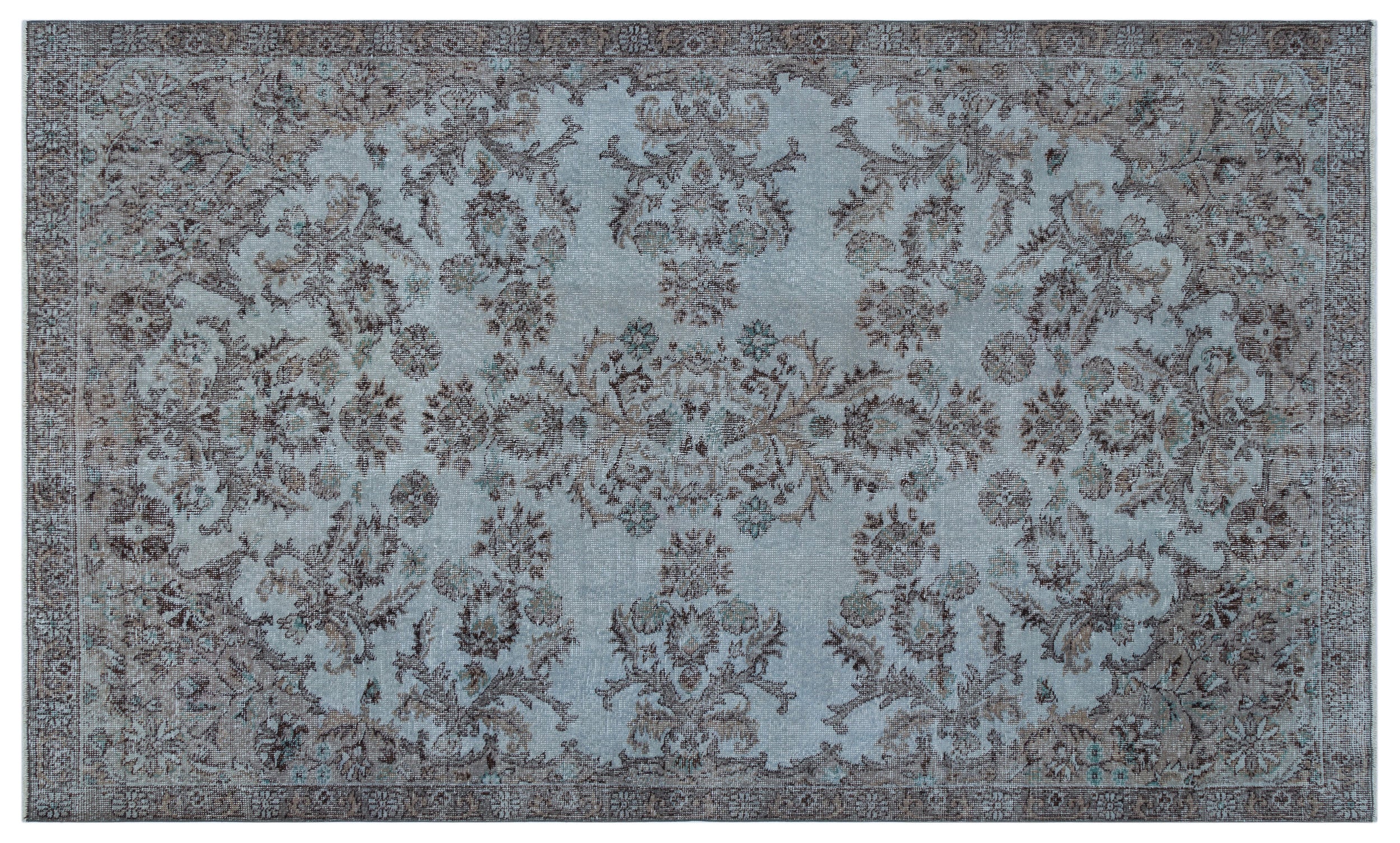 Lehuda - Vintage Floral Rug - 5'5 X 8'11