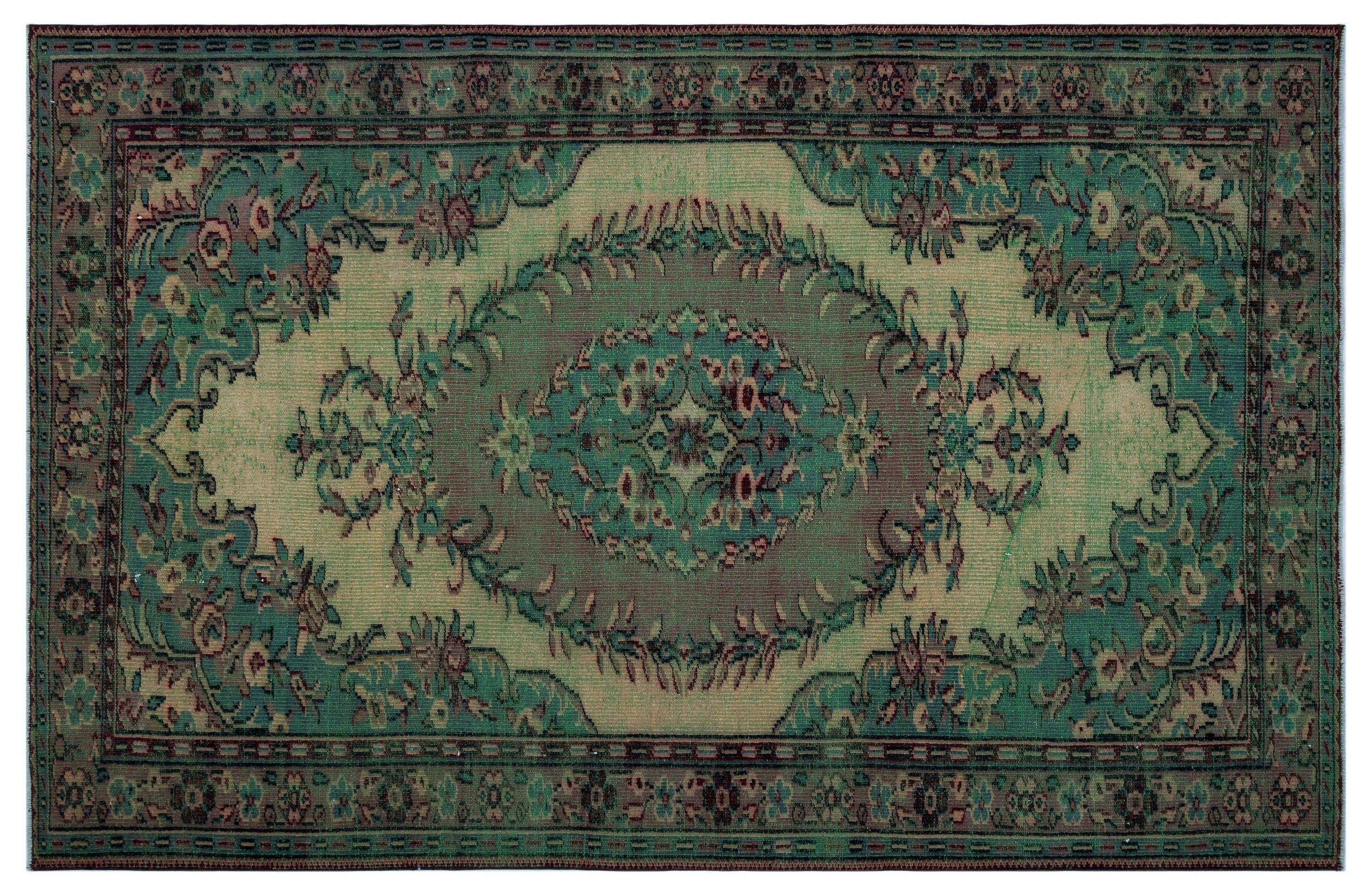 Vusoan - Vintage Medallion Rug - 5'10 X 9'1