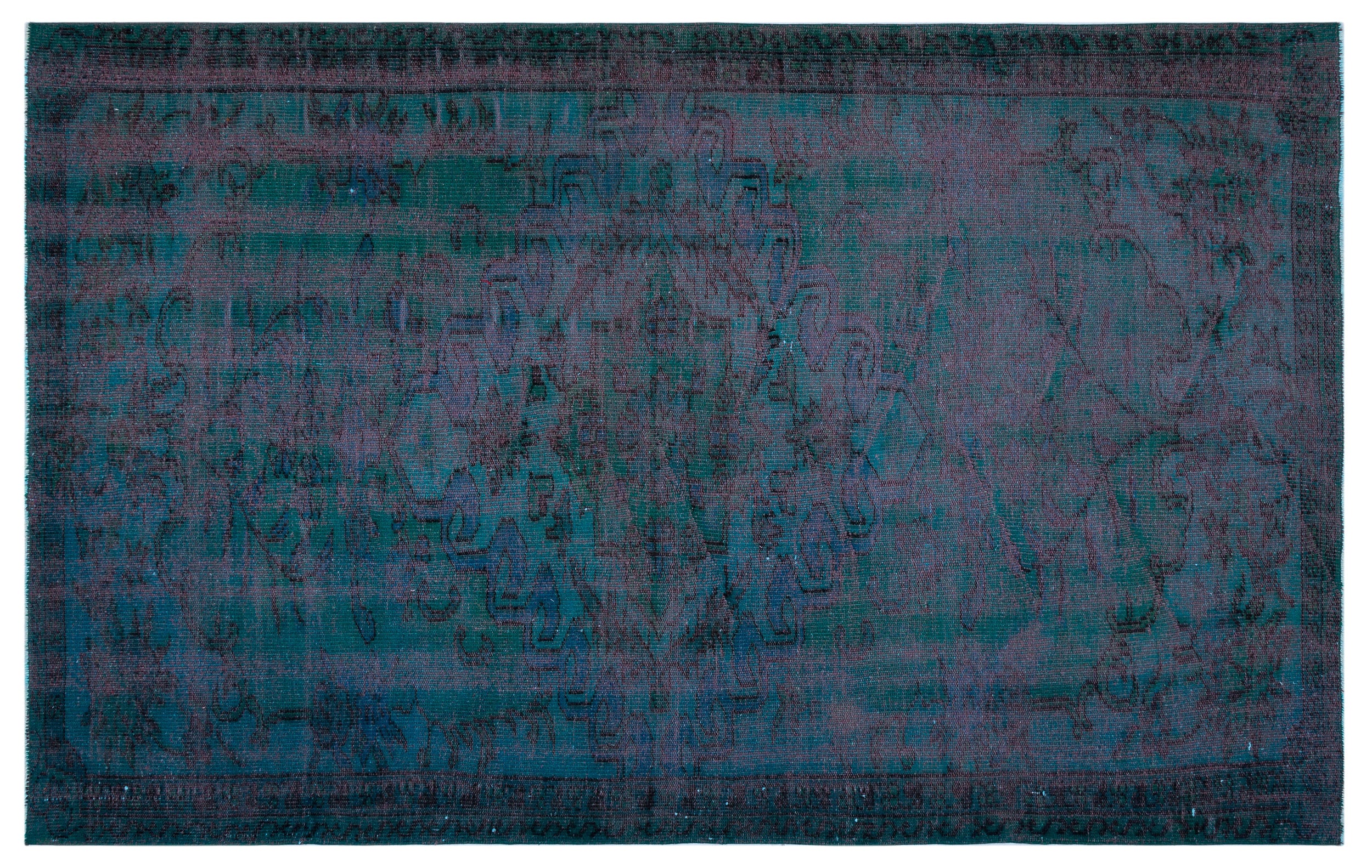 Traikear - Vintage Distressed Rug - 5'9 X 8'10