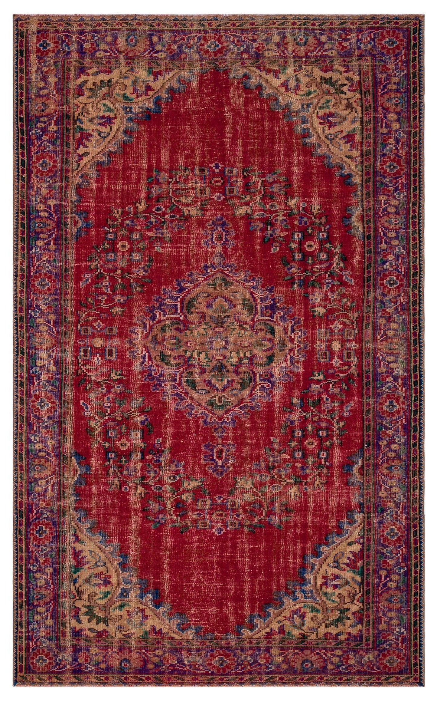 Frapiyn - Vintage Medallion Rug - 6'0 X 9'8