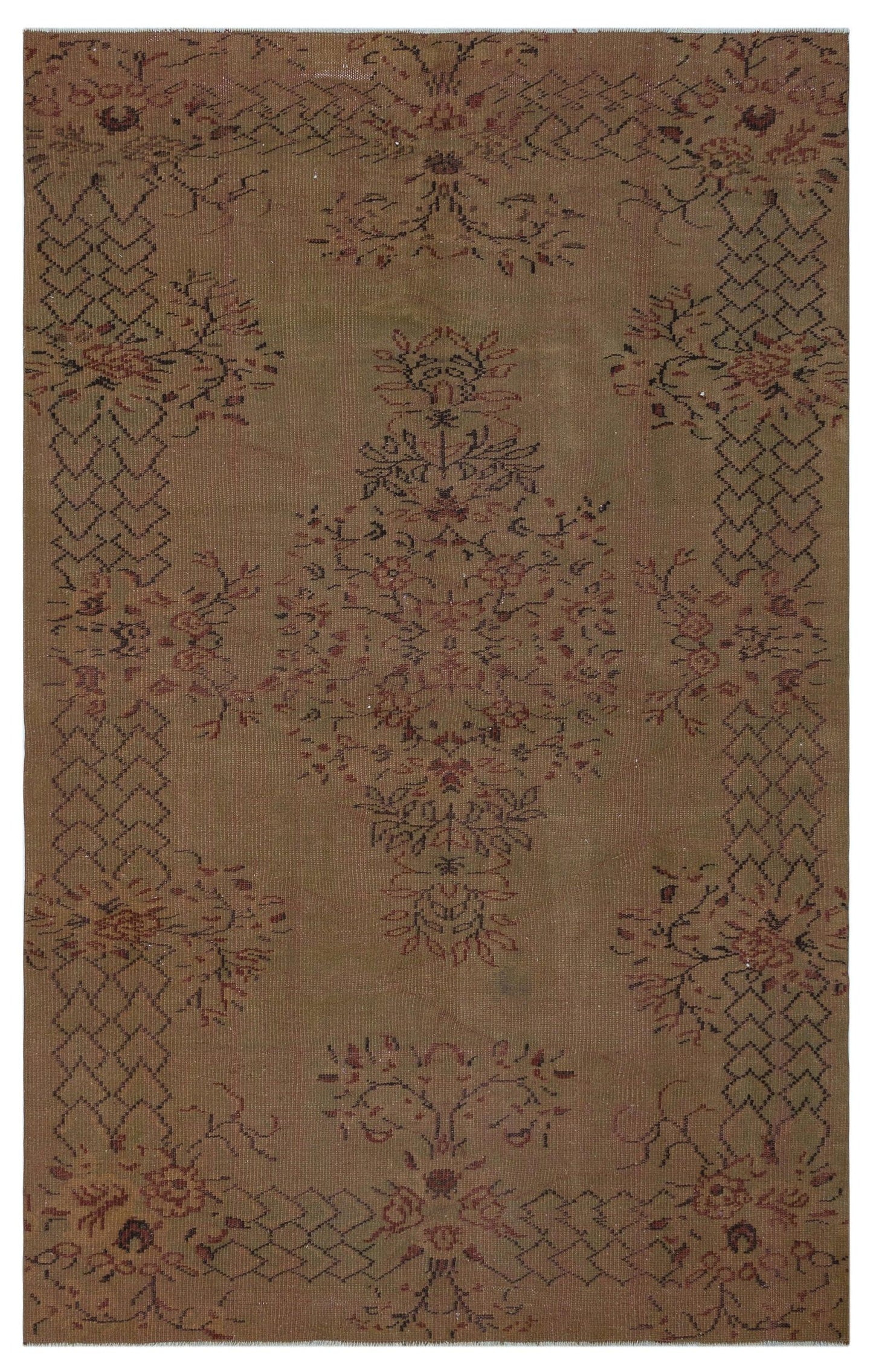 Movois - Vintage Medallion Rug - 5'3 X 8'4