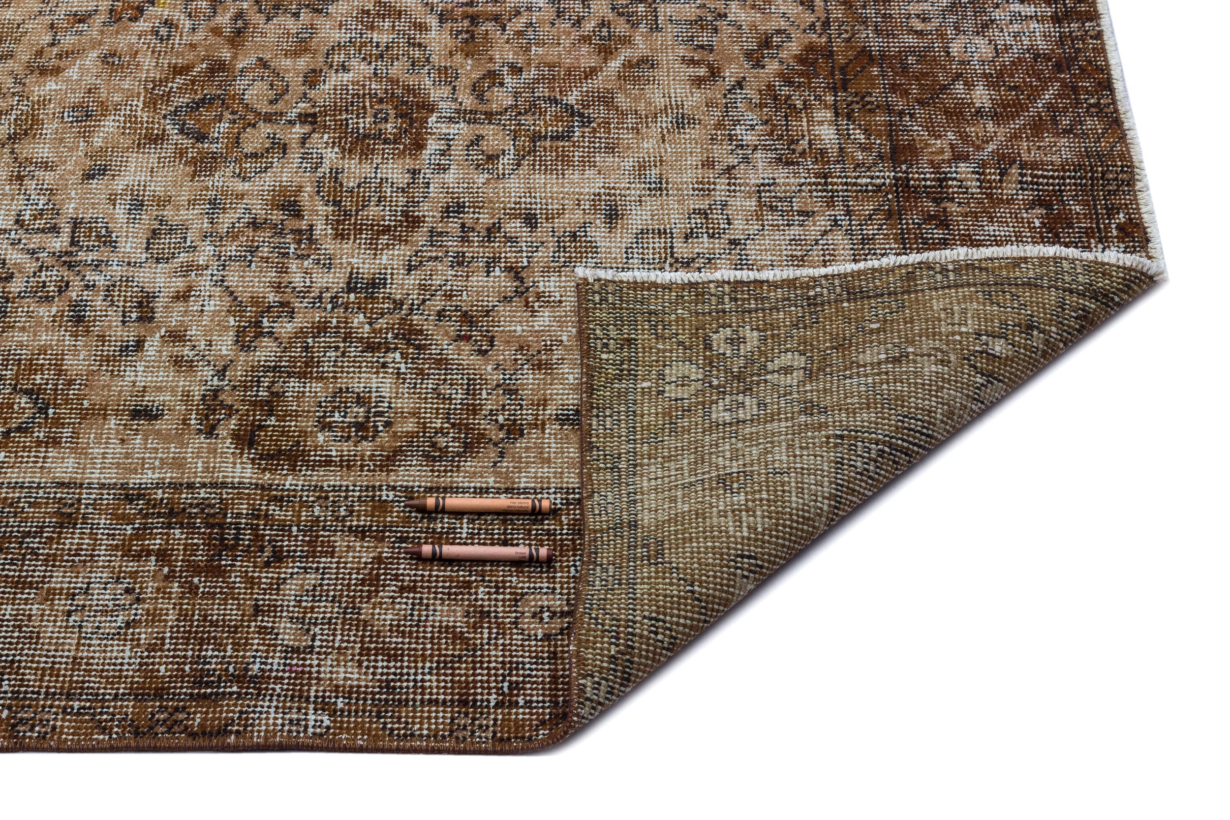 Pavoan - Vintage Distressed Rug - 5'7 X 9'3